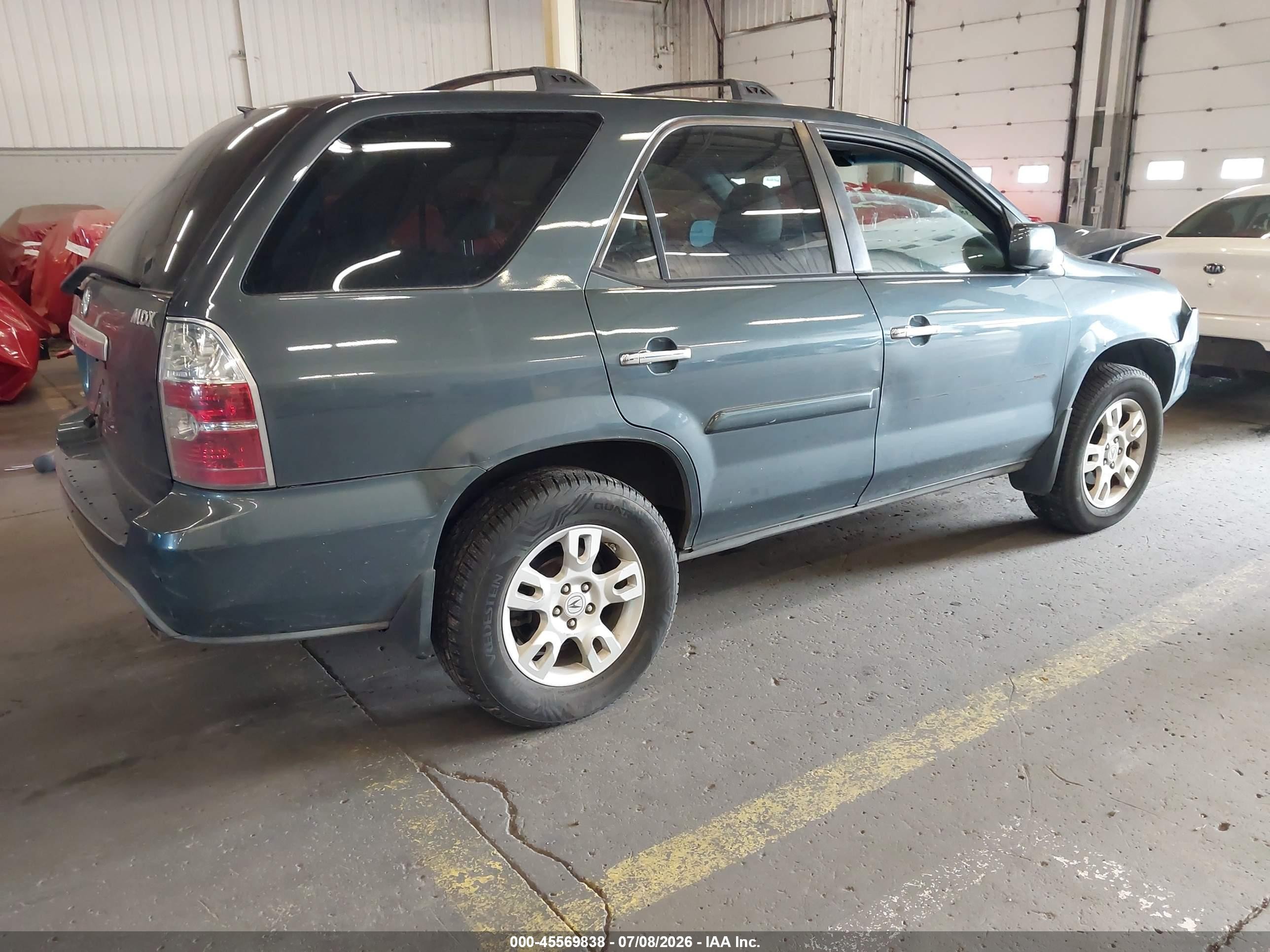 2006 Acura Mdx   Gray vin: 2HNYD18926H522188