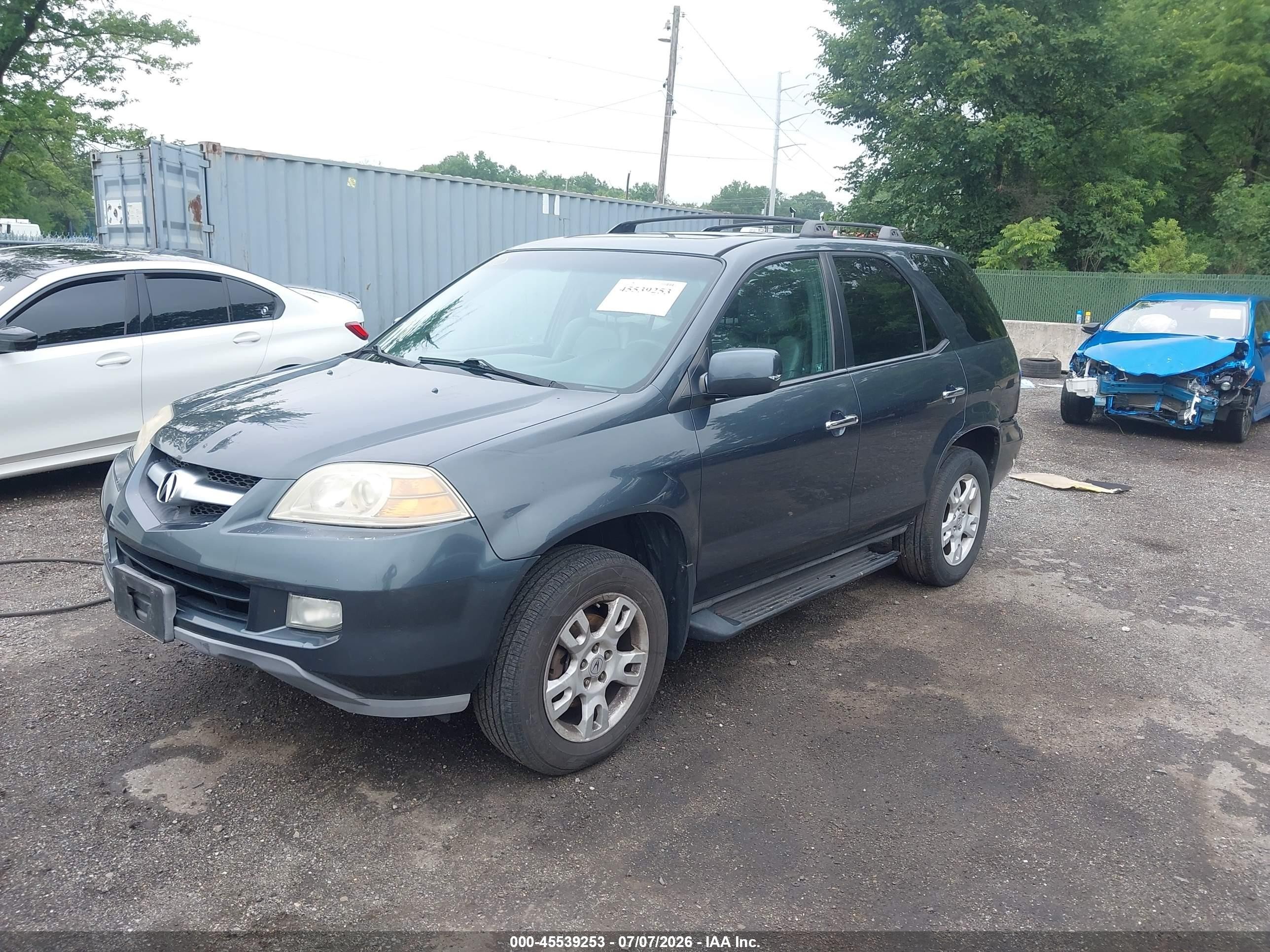 2004 Acura Mdx   Blue vin: 2HNYD18944H543962