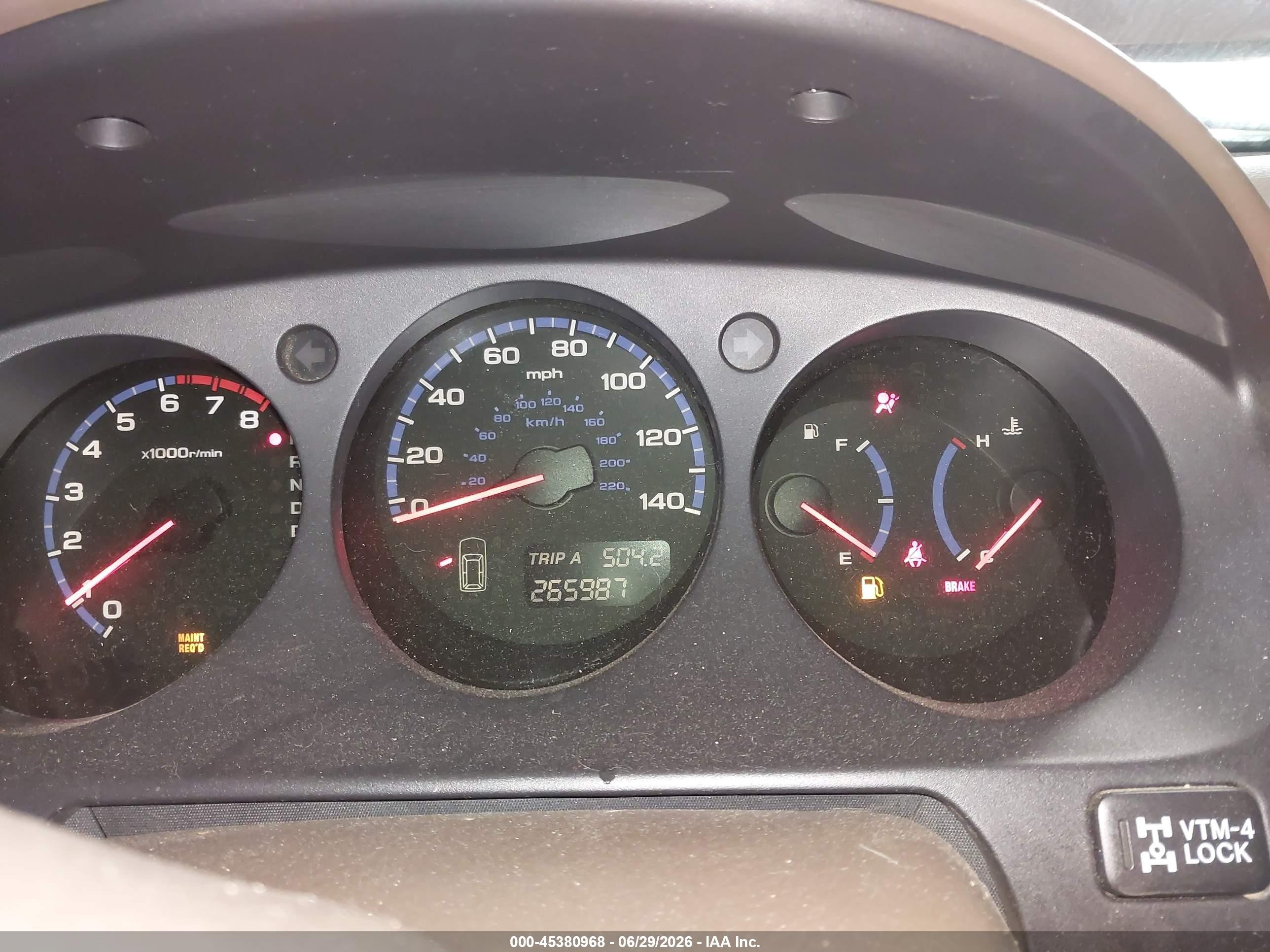2005 Acura Mdx   Maroon vin: 2HNYD18955H537993