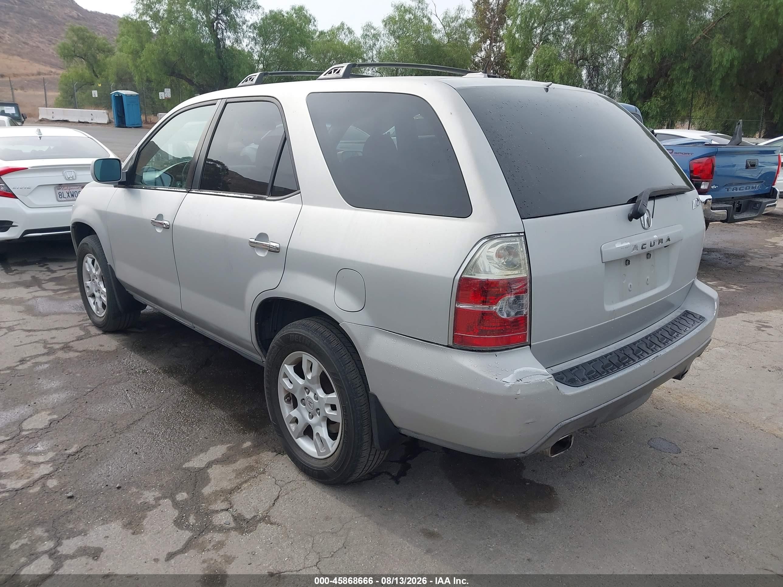 2006 Acura Mdx   Silver vin: 2HNYD18956H506129