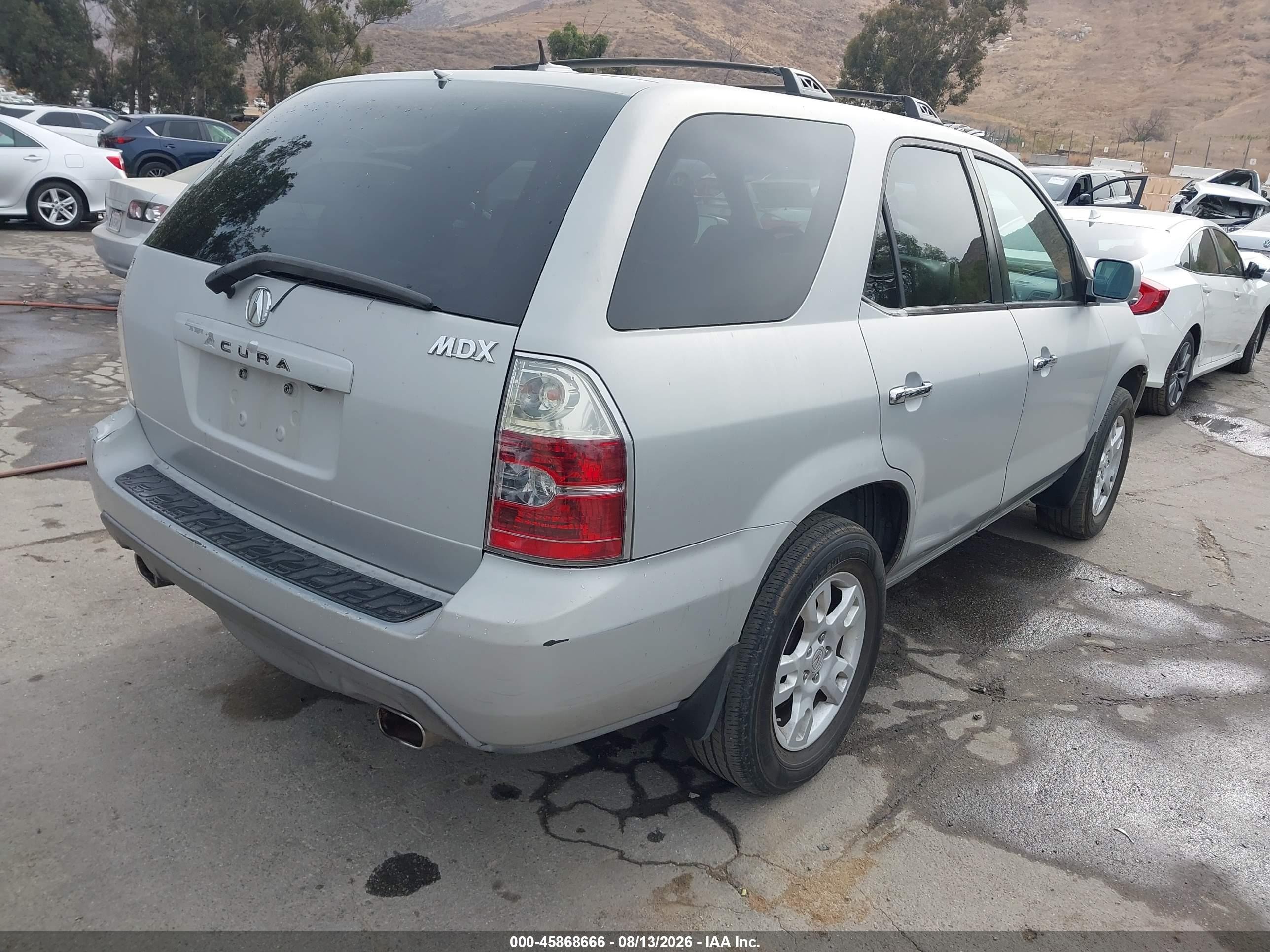 2006 Acura Mdx   Silver vin: 2HNYD18956H506129
