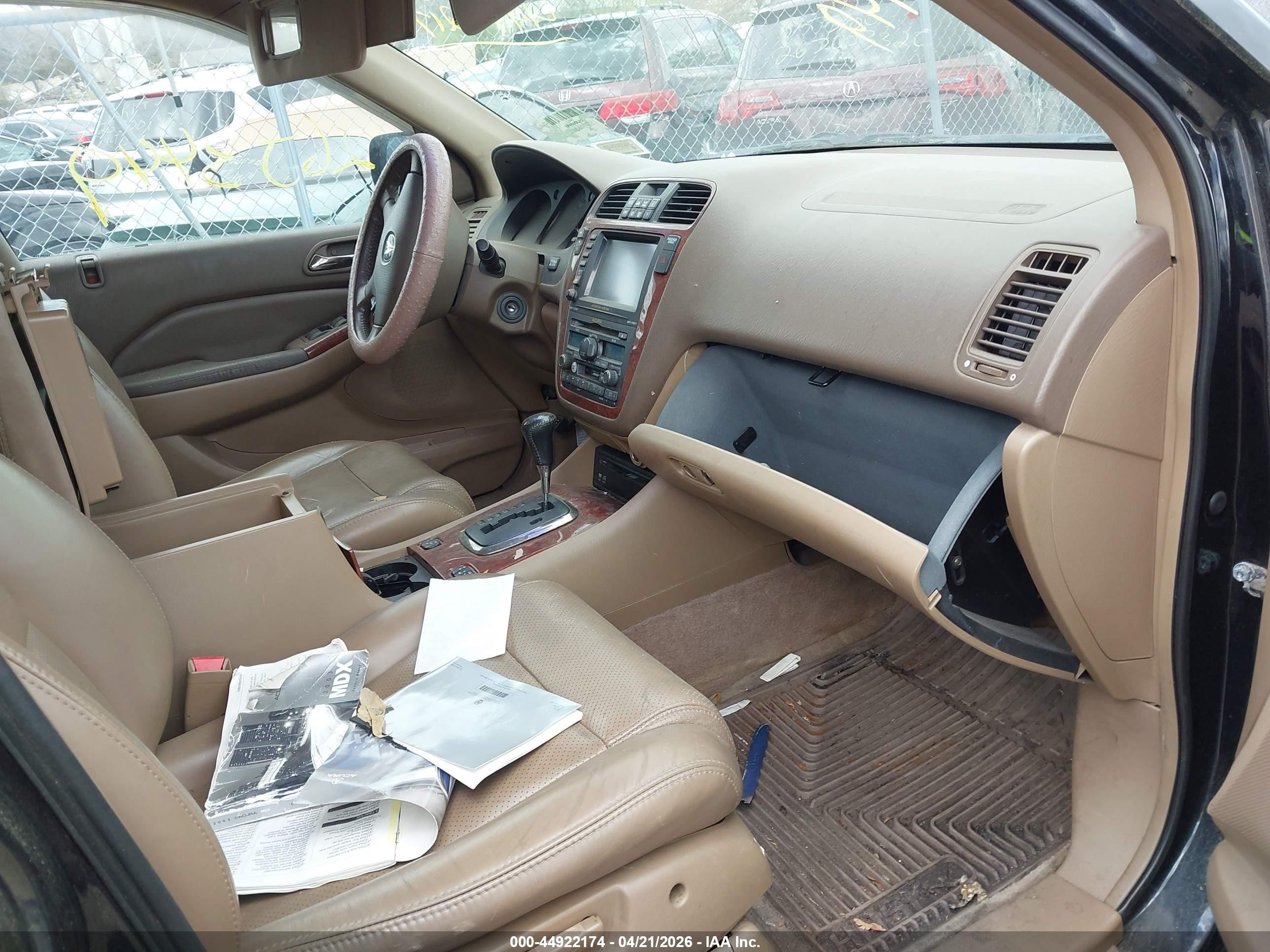 2003 Acura Mdx   Black vin: 2HNYD18963H555559