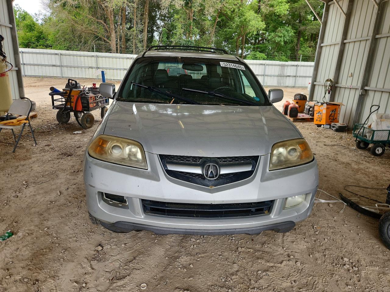 2004 Acura Mdx Touring Gray vin: 2HNYD18964H548418