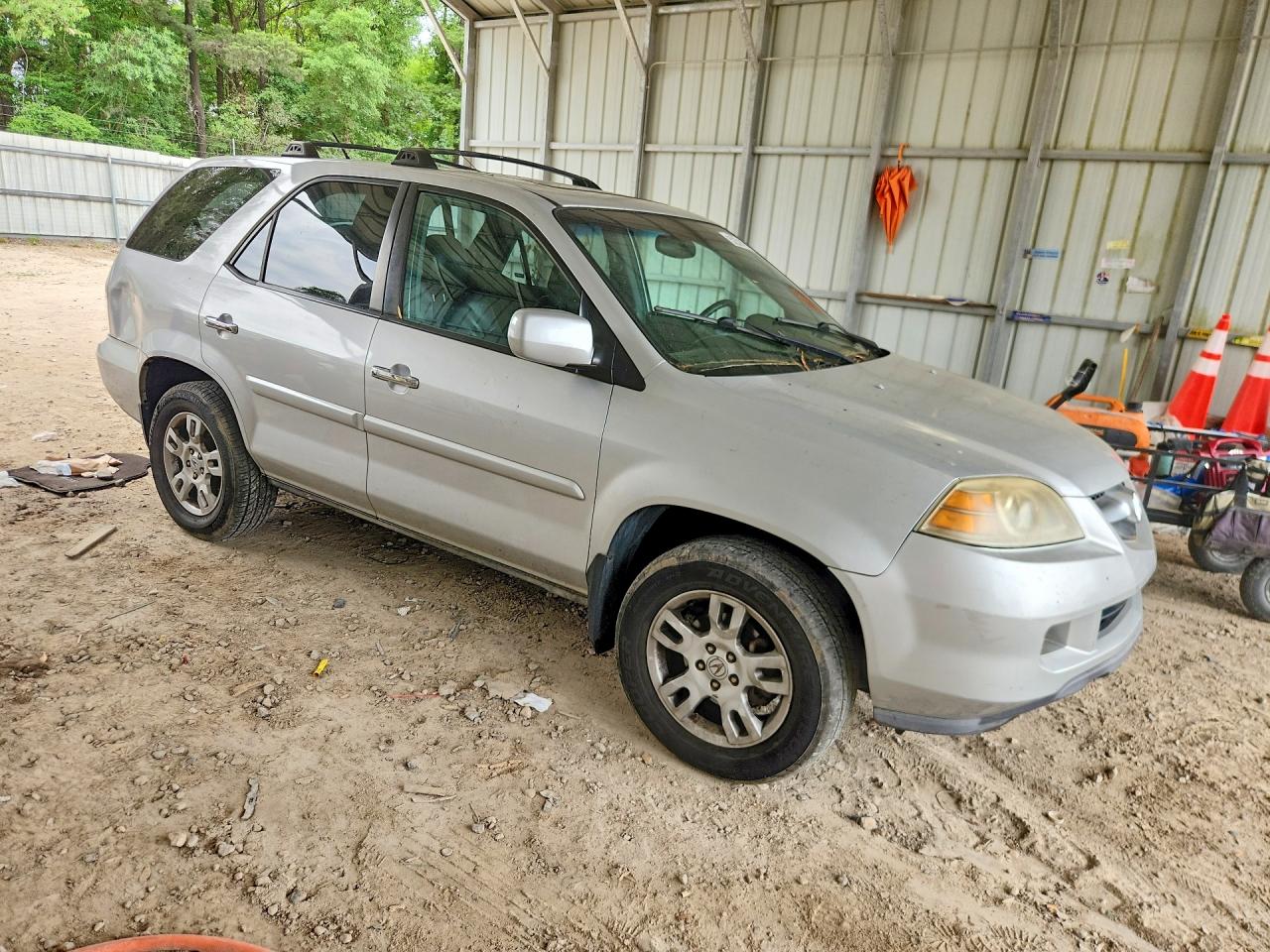 2004 Acura Mdx Touring Gray vin: 2HNYD18964H548418