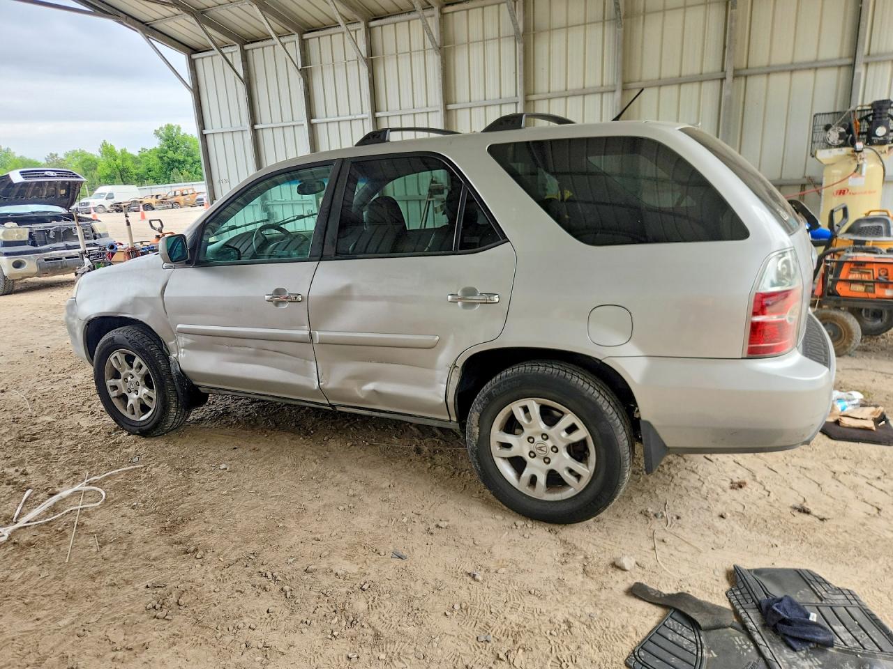 2004 Acura Mdx Touring Gray vin: 2HNYD18964H548418