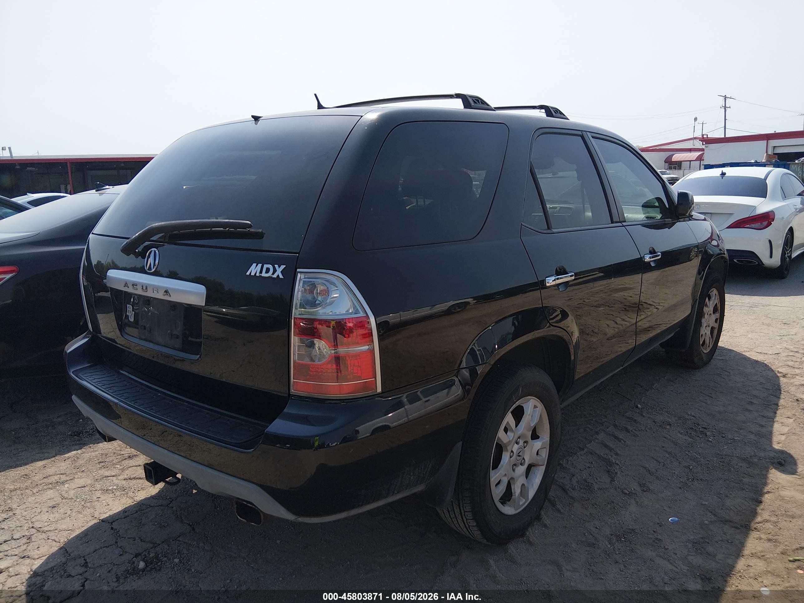 2005 Acura Mdx   Черный vin: 2HNYD18965H550932