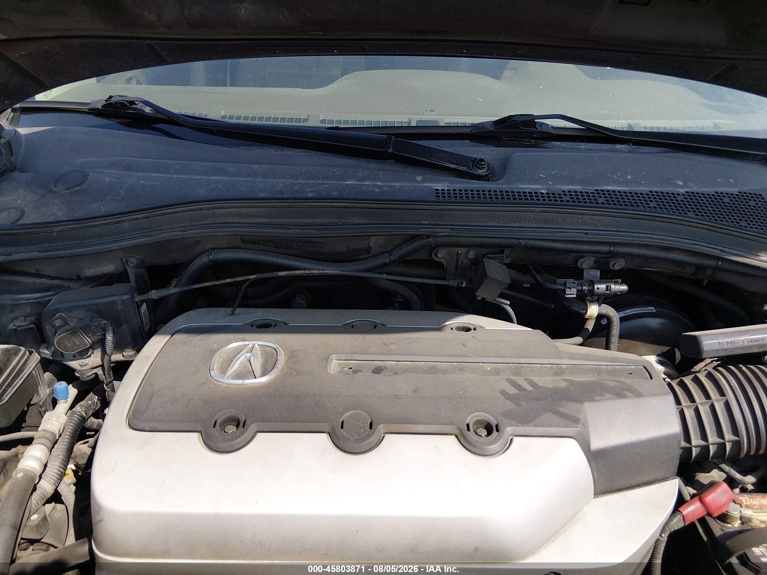 2005 Acura Mdx   Черный vin: 2HNYD18965H550932