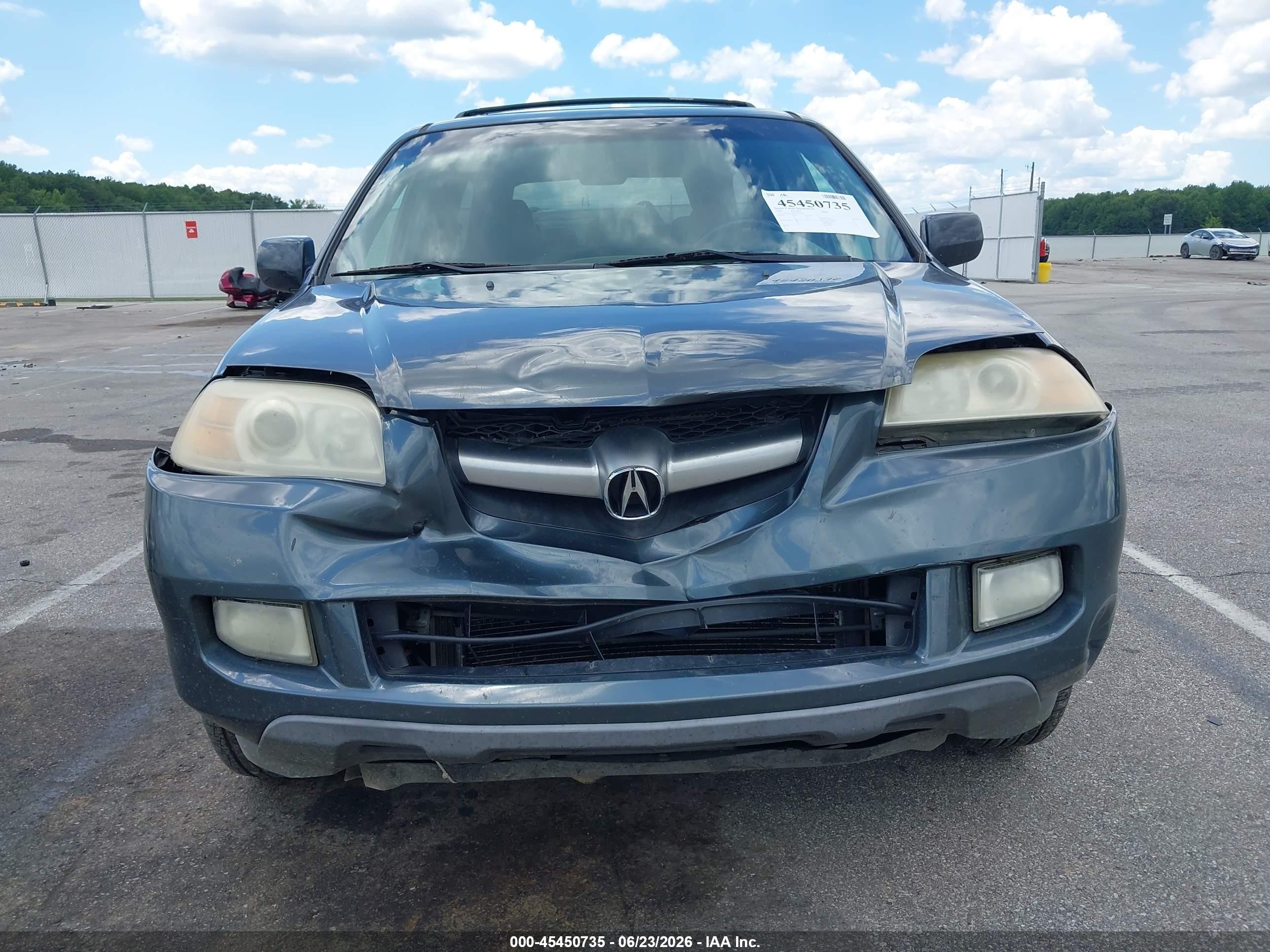 2006 Acura Mdx Dark Blue vin: 2HNYD18966H514286