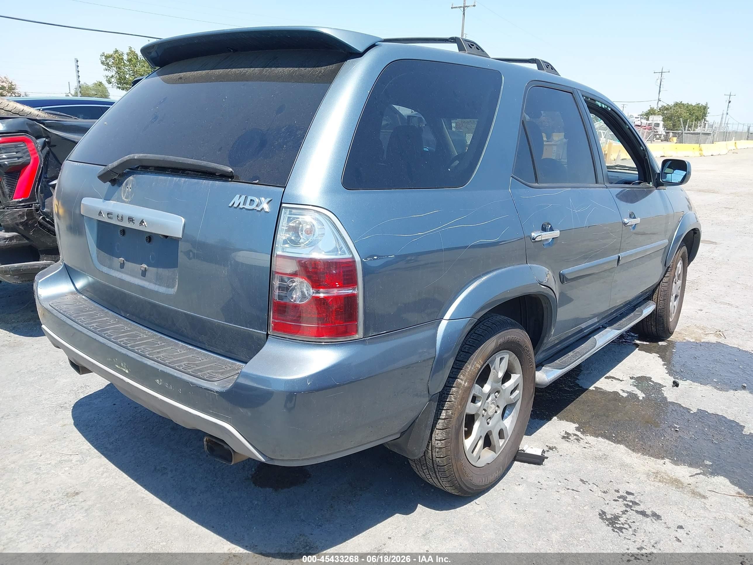 2006 Acura Mdx Light Blue vin: 2HNYD18966H536126