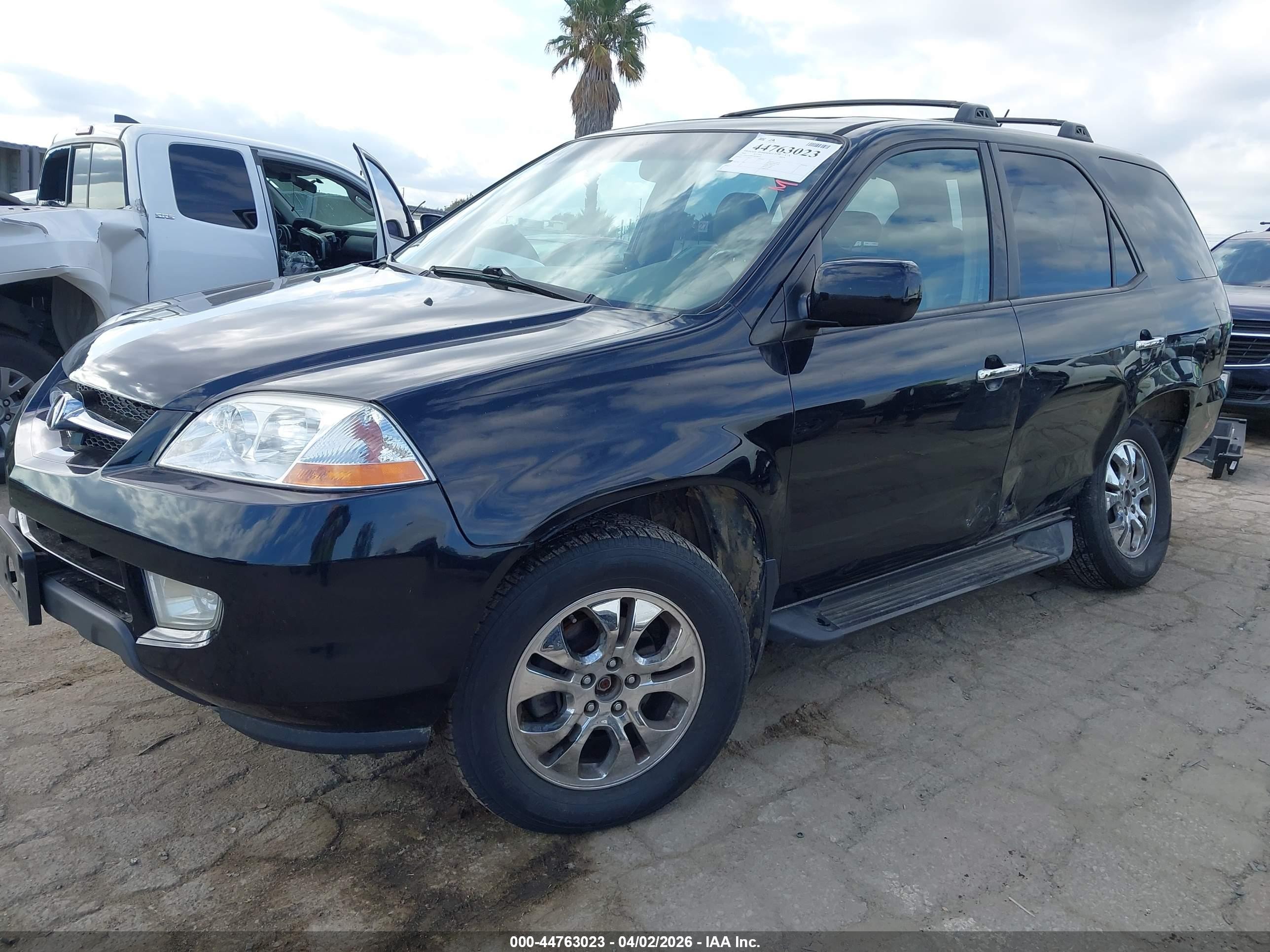 2003 Acura Mdx   Black vin: 2HNYD18973H509416
