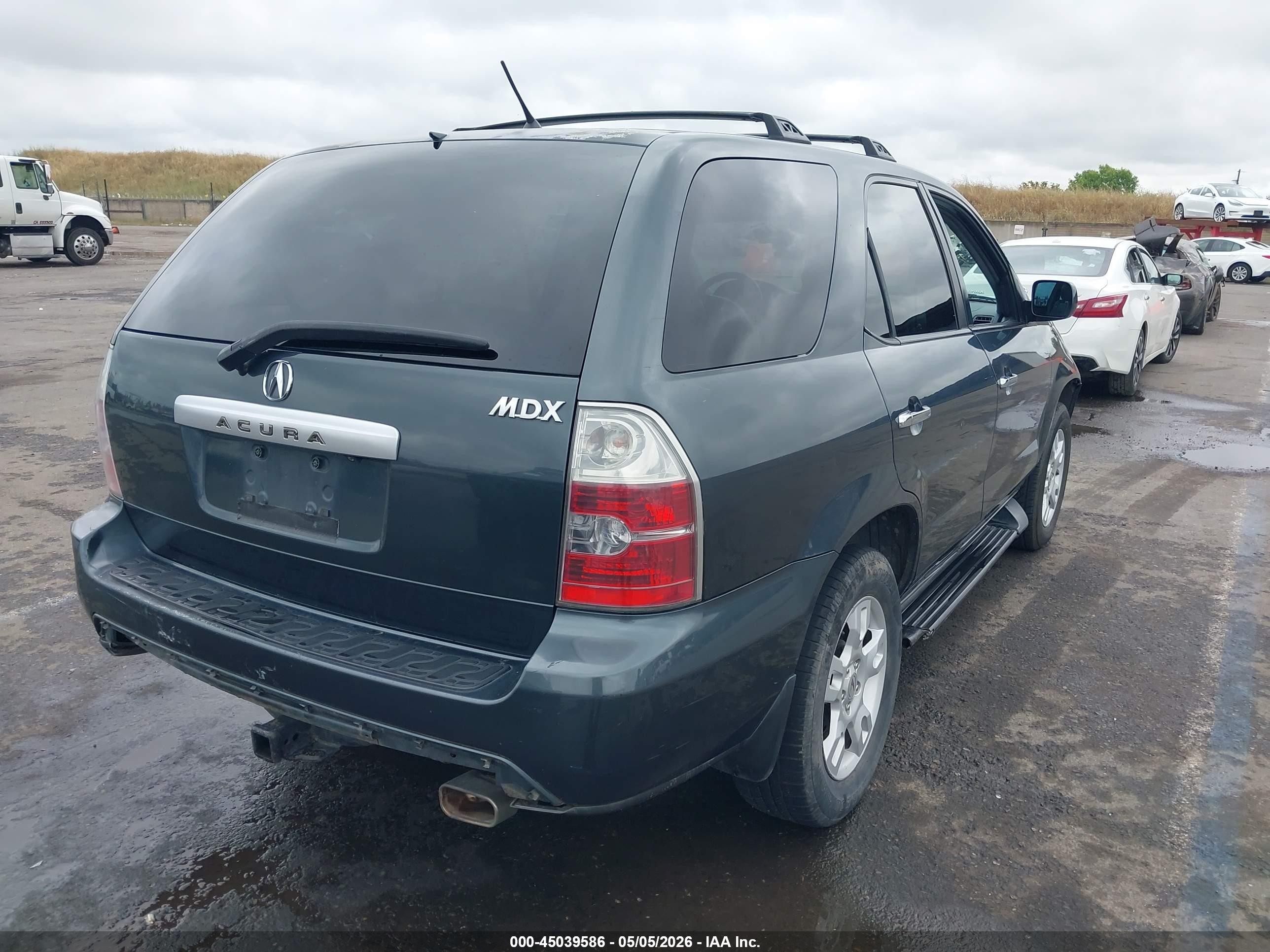 2004 Acura Mdx   Gray vin: 2HNYD18974H522345