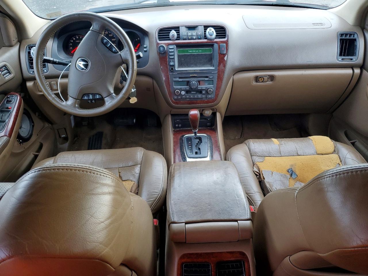 2004 Acura Mdx Touring Red vin: 2HNYD18974H545317