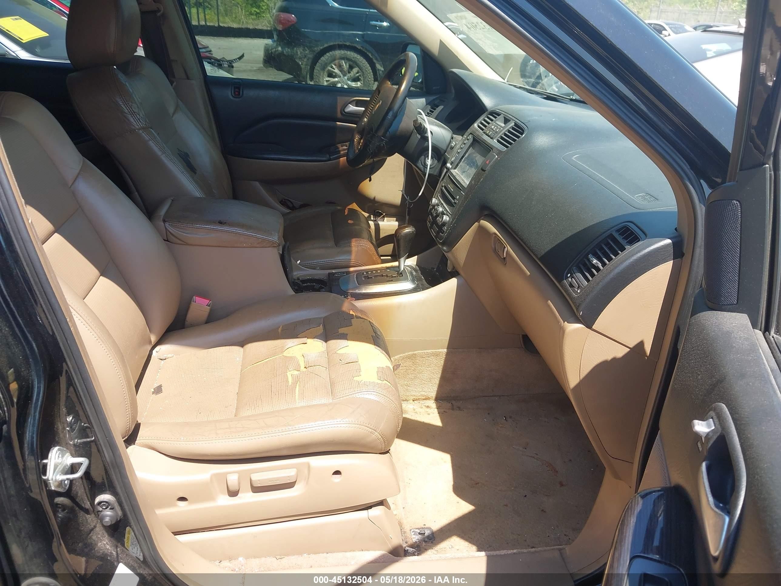 2006 Acura Mdx   Black vin: 2HNYD18976H544736