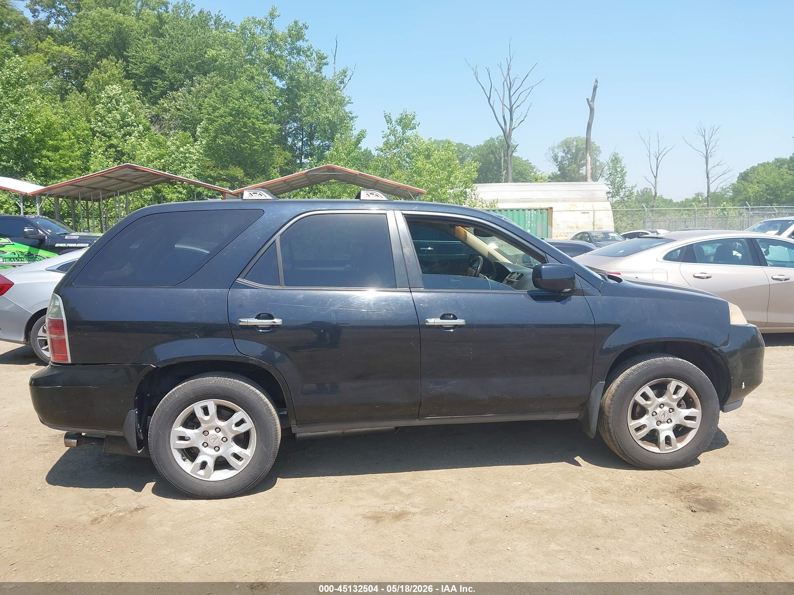 2006 Acura Mdx   Black vin: 2HNYD18976H544736