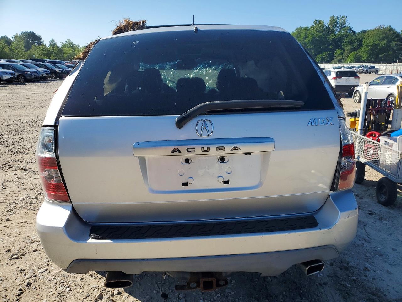 2005 Acura Mdx Touring Silver vin: 2HNYD18985H501232