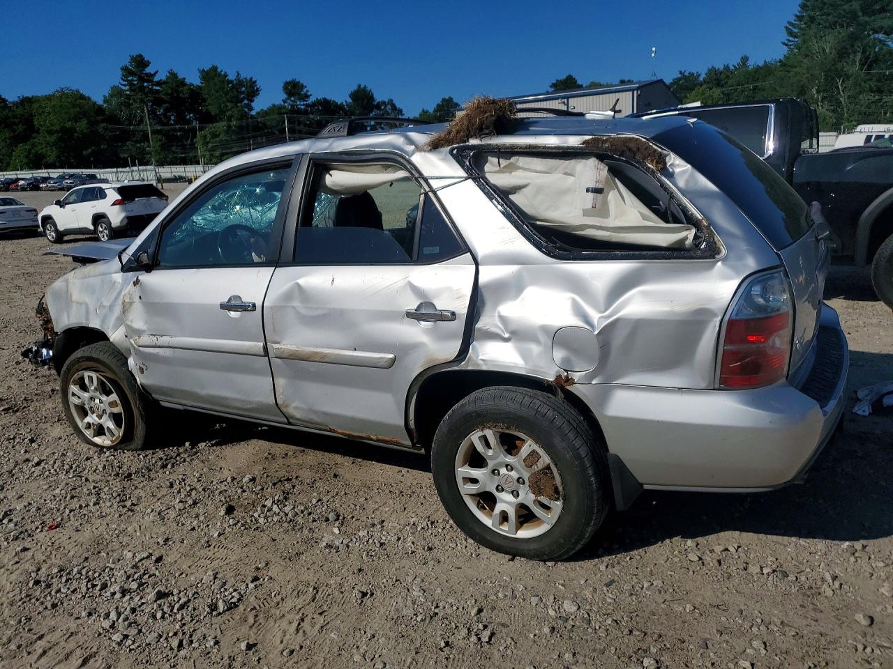 2005 Acura Mdx Touring Silver vin: 2HNYD18985H501232