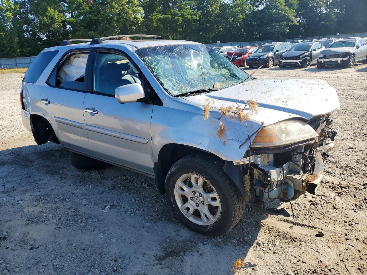 2005 Acura Mdx Touring Silver vin: 2HNYD18985H501232