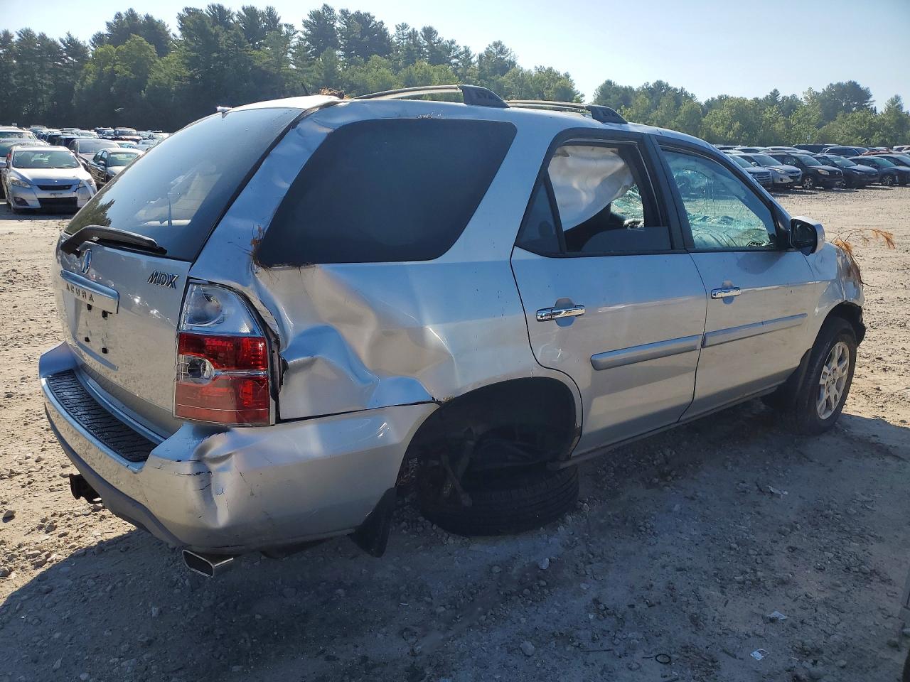 2005 Acura Mdx Touring Silver vin: 2HNYD18985H501232