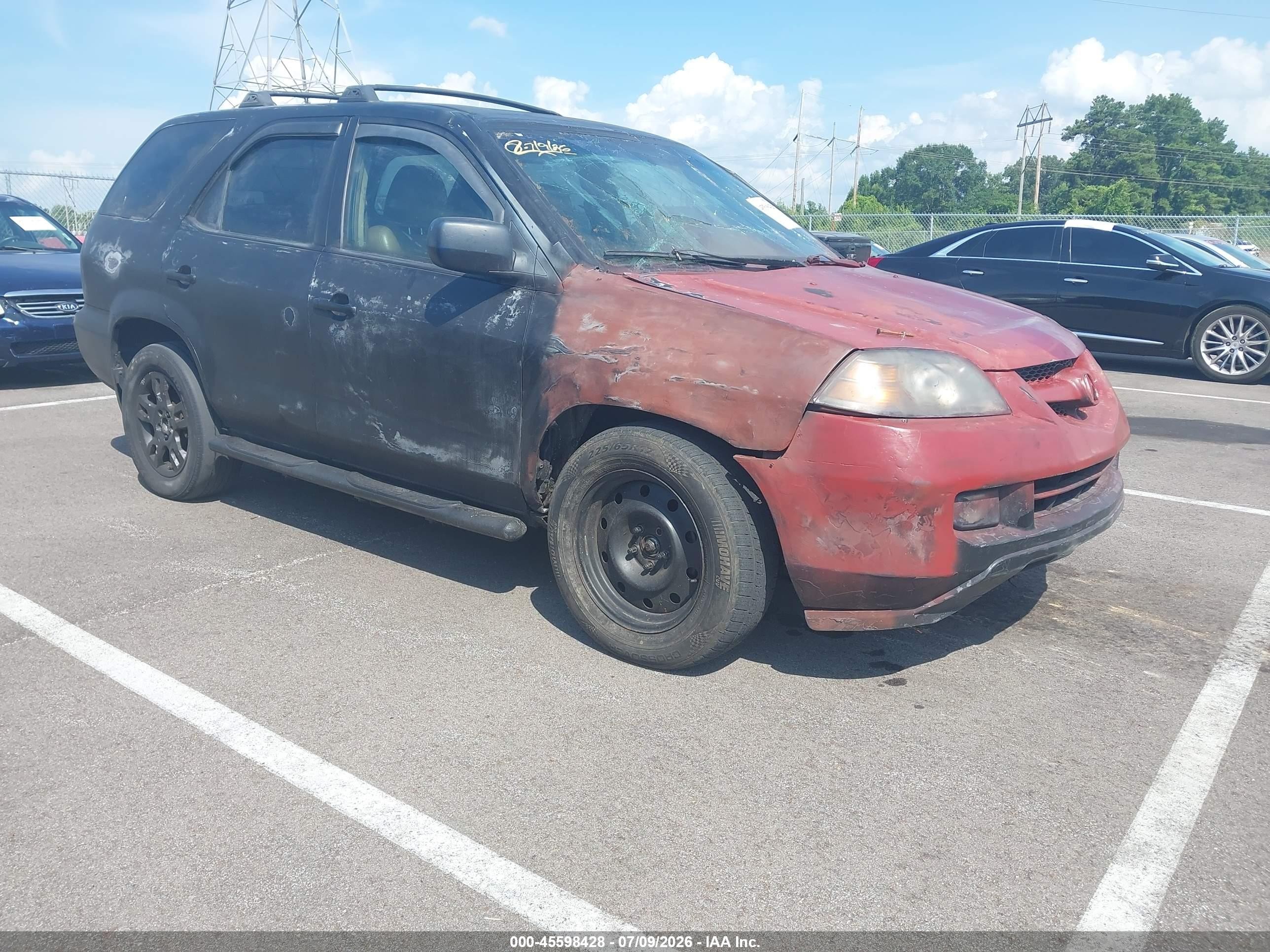 2005 Acura Mdx   Black vin: 2HNYD18985H508309