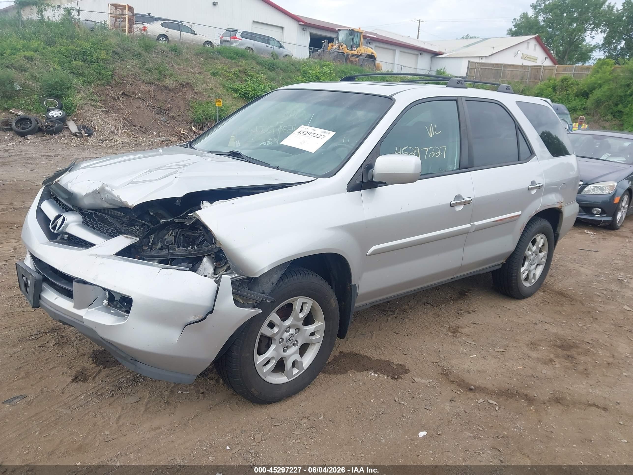 2006 Acura Mdx   Silver vin: 2HNYD18986H503063