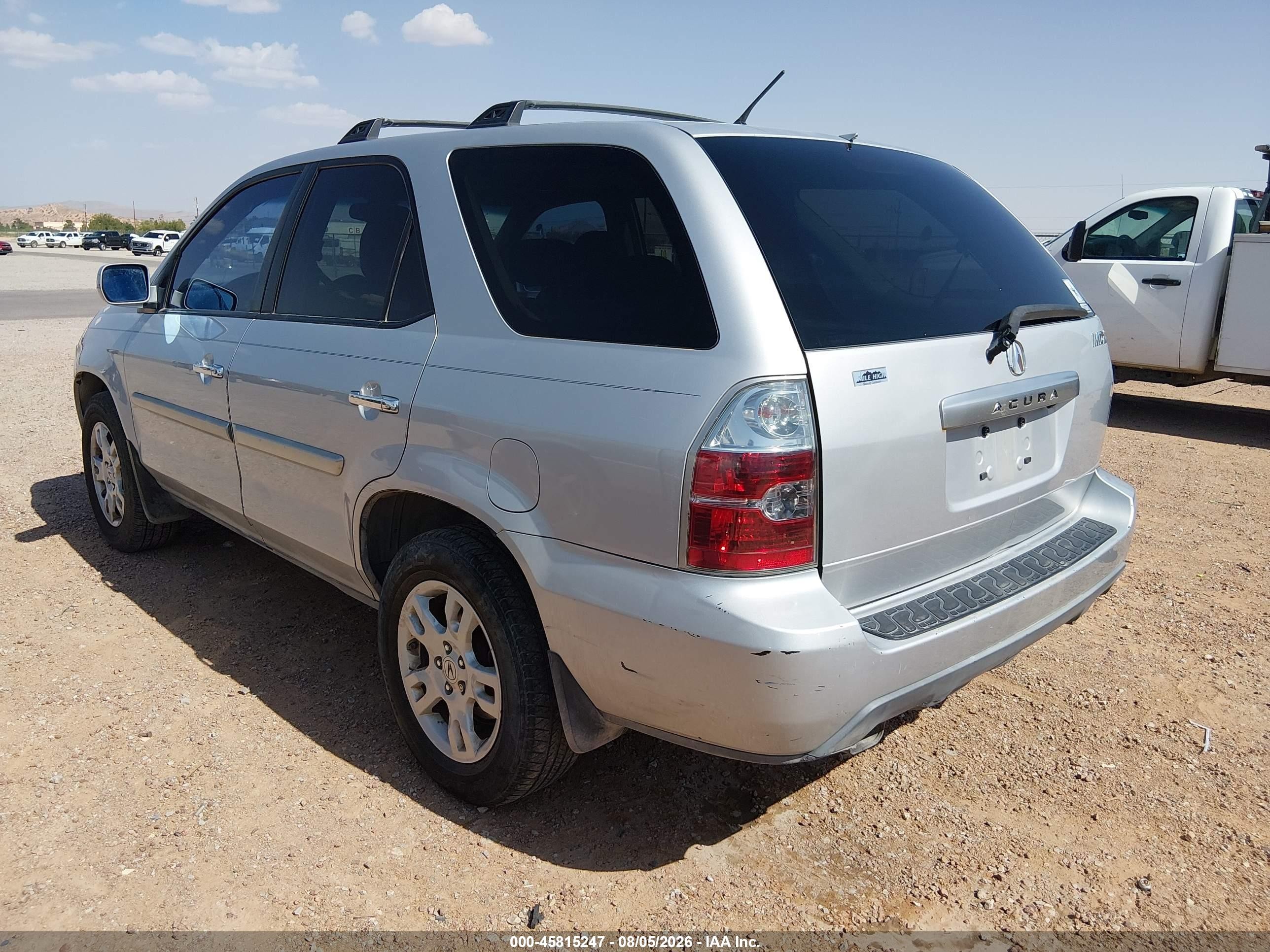 2004 Acura Mdx Silver vin: 2HNYD18994H525845