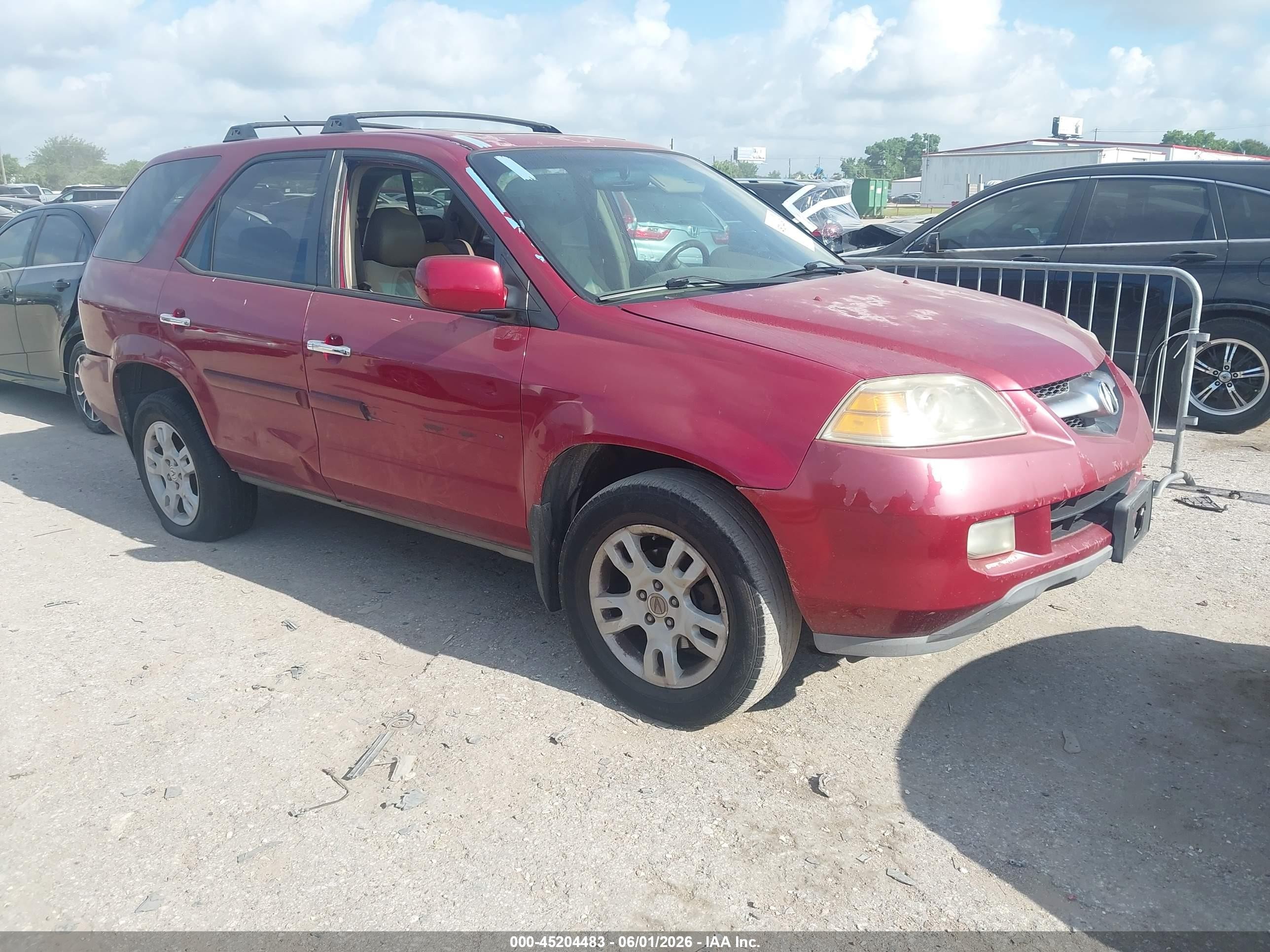 2004 Acura Mdx   Burgundy vin: 2HNYD18994H532598