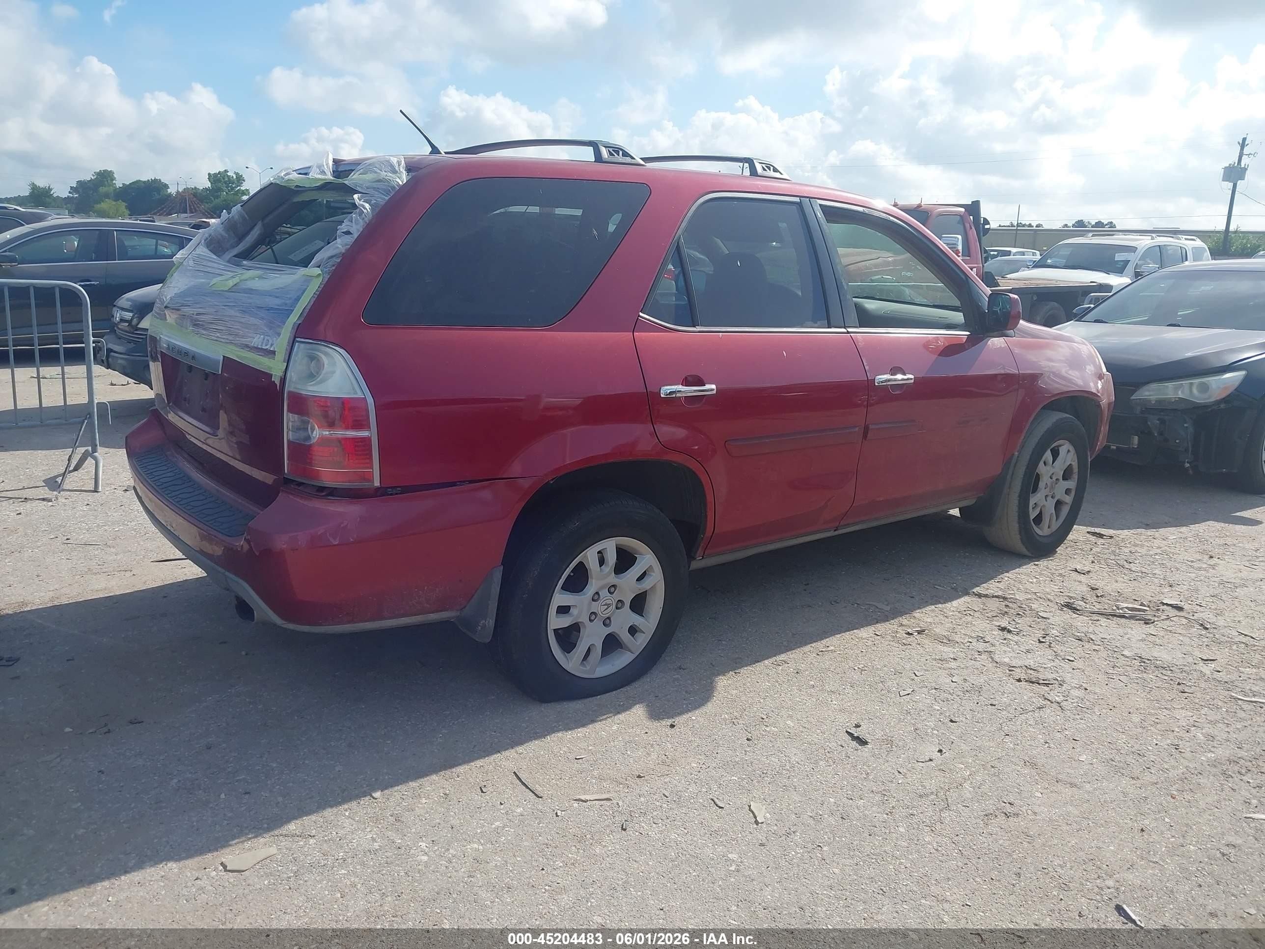 2004 Acura Mdx   Burgundy vin: 2HNYD18994H532598