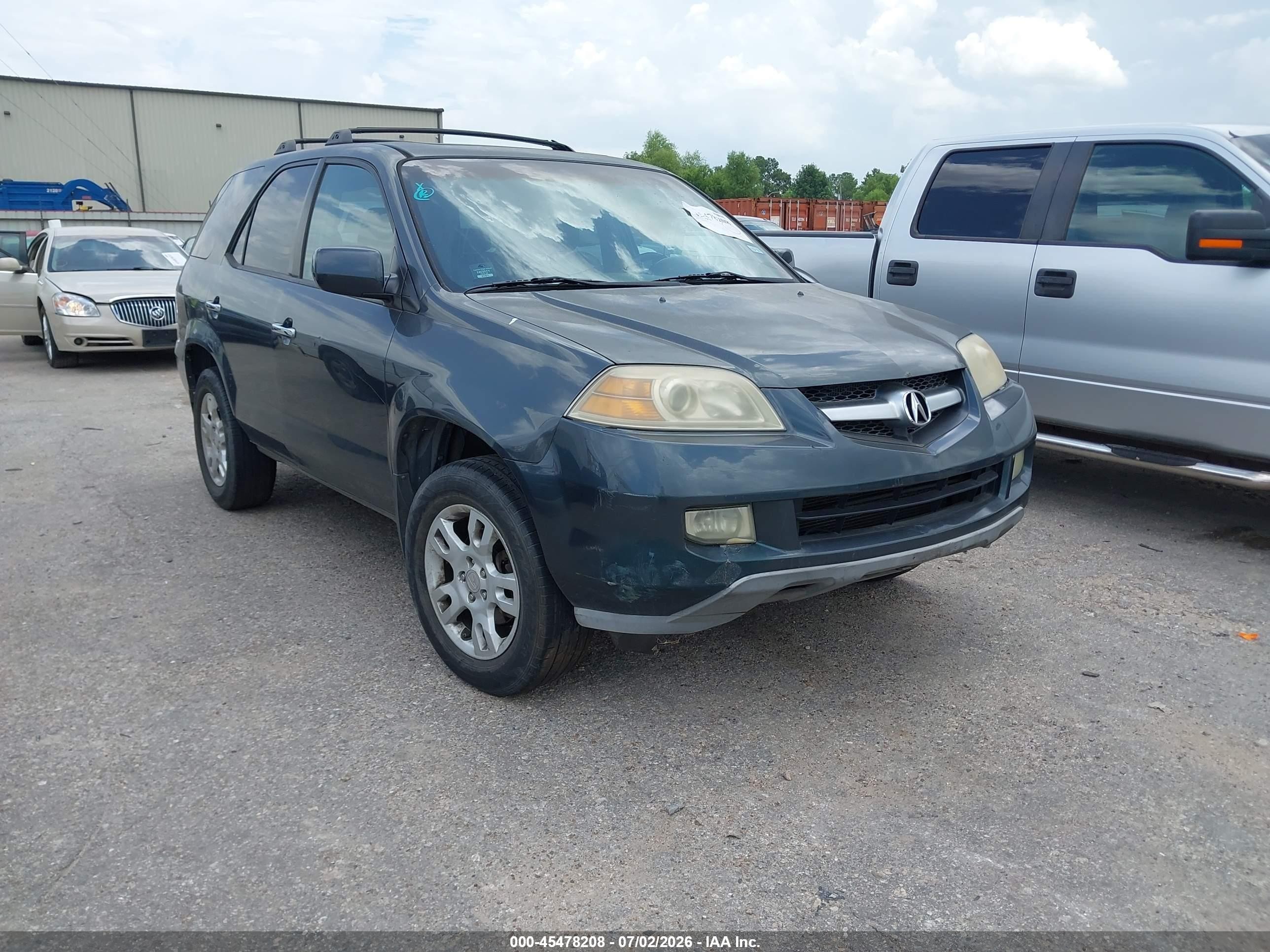 2005 Acura Mdx   Gray vin: 2HNYD18995H522140