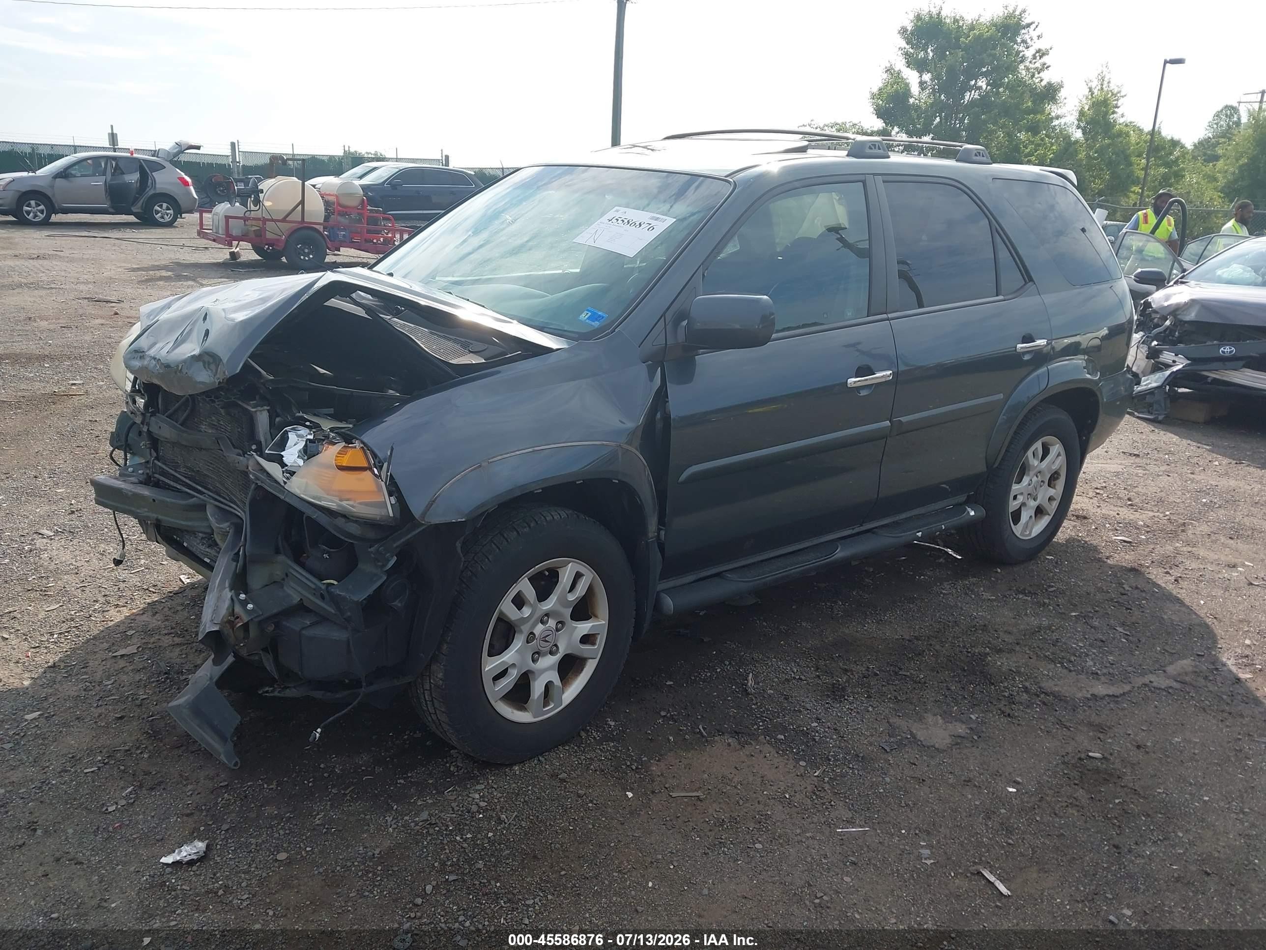 2005 Acura Mdx   Gray vin: 2HNYD189X5H542347
