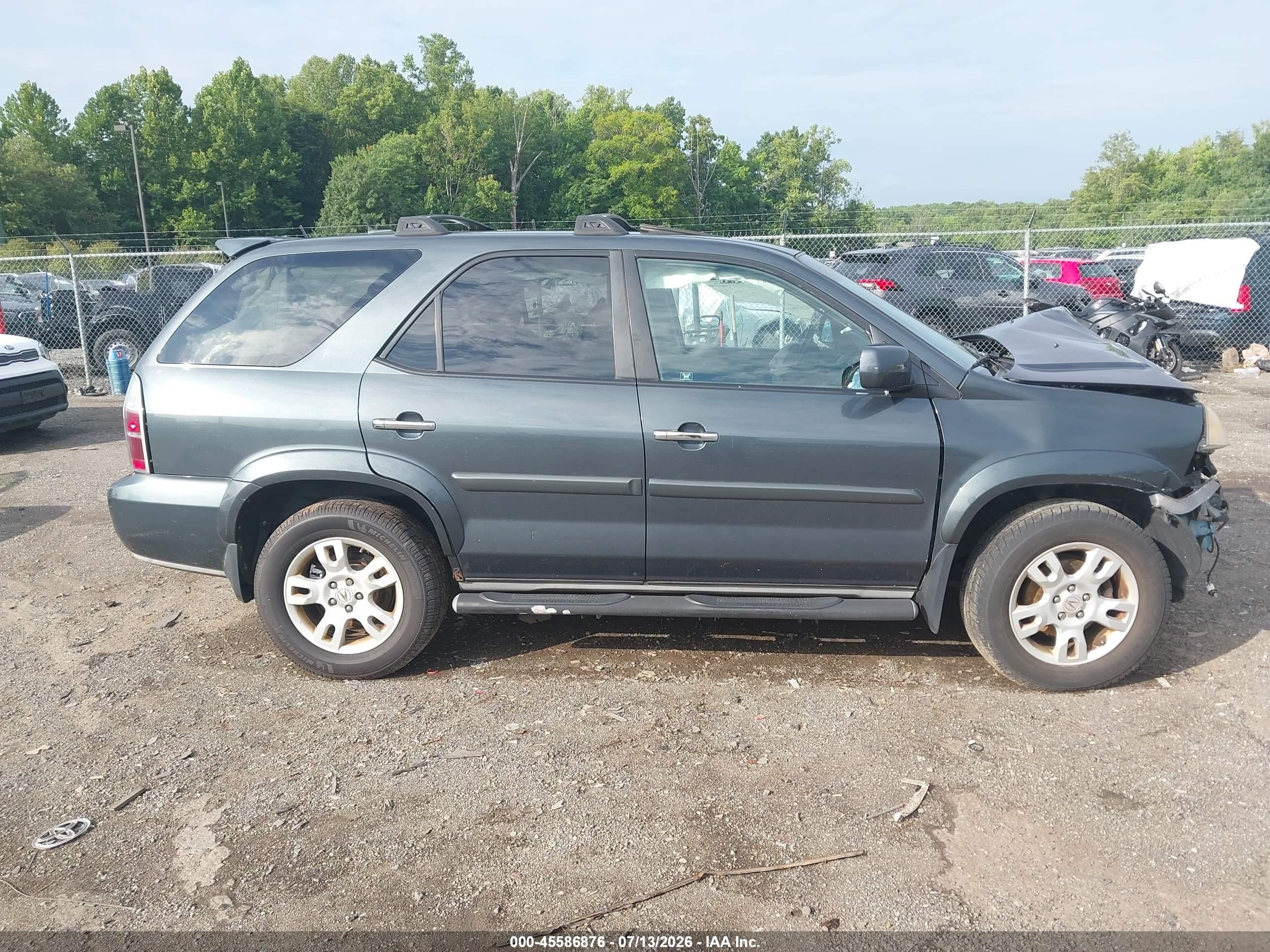 2005 Acura Mdx   Gray vin: 2HNYD189X5H542347