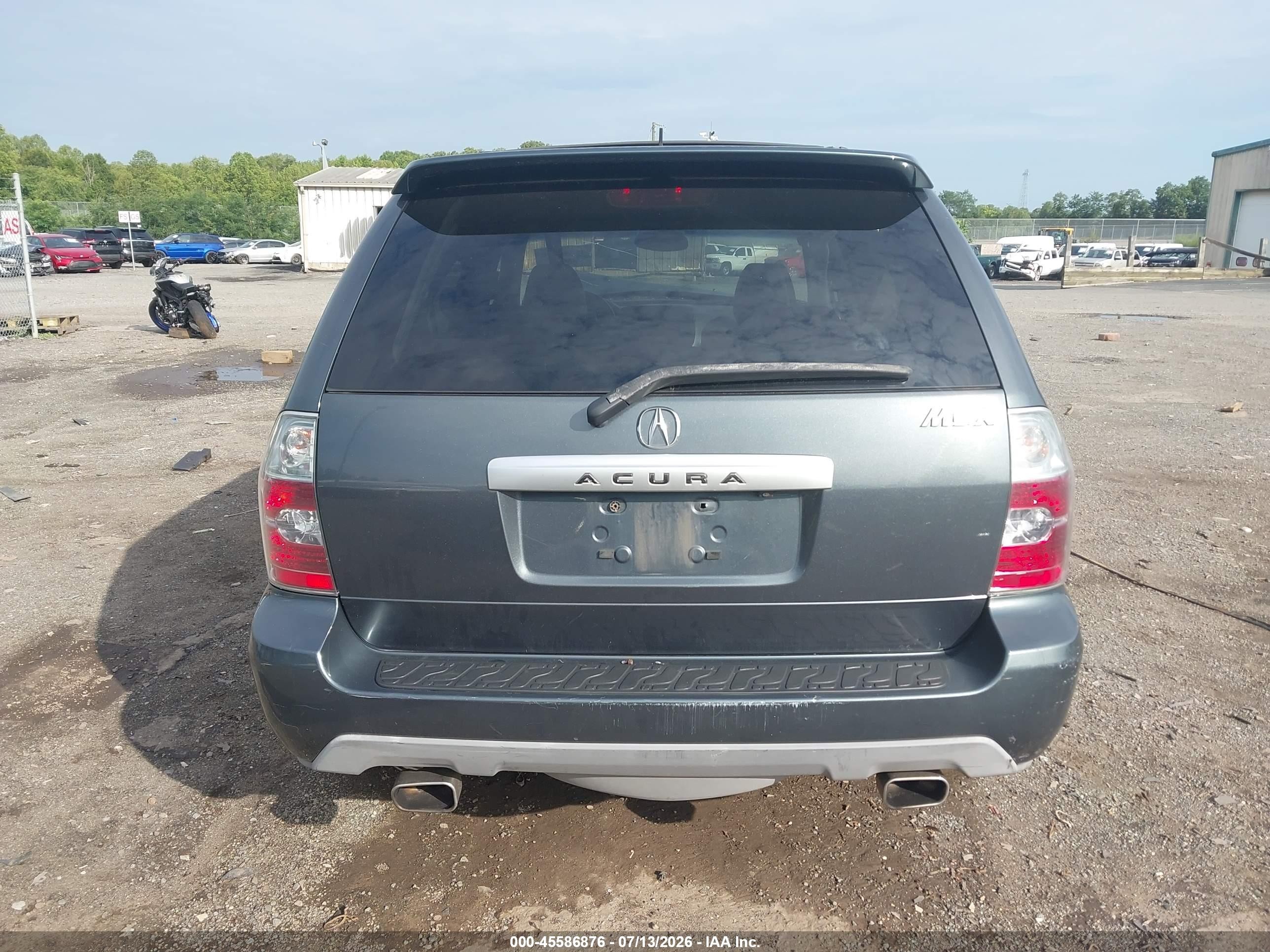 2005 Acura Mdx   Gray vin: 2HNYD189X5H542347
