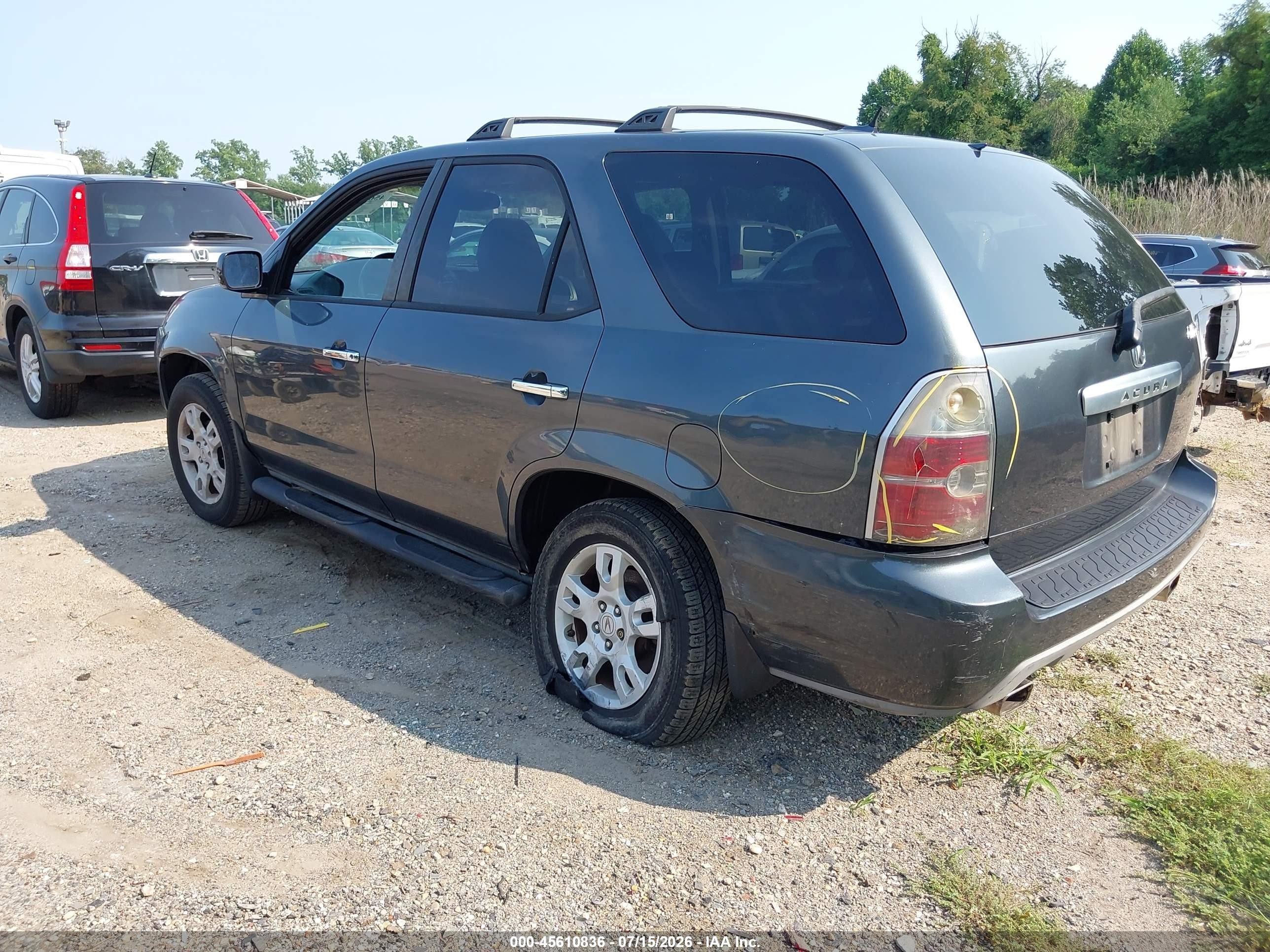 2006 Acura Mdx   Gray vin: 2HNYD189X6H503906