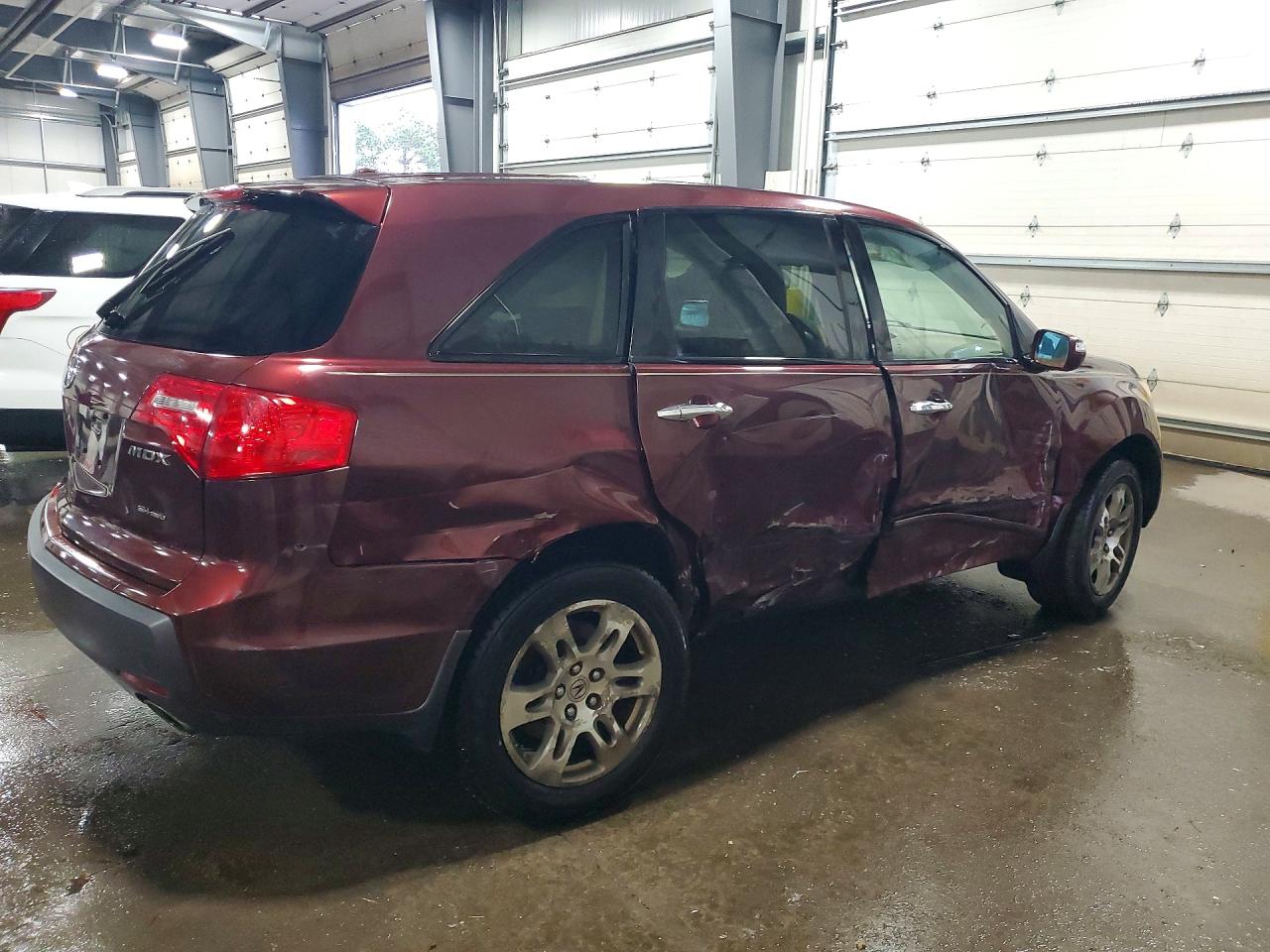 2007 Acura Mdx Burgundy vin: 2HNYD28207H521194