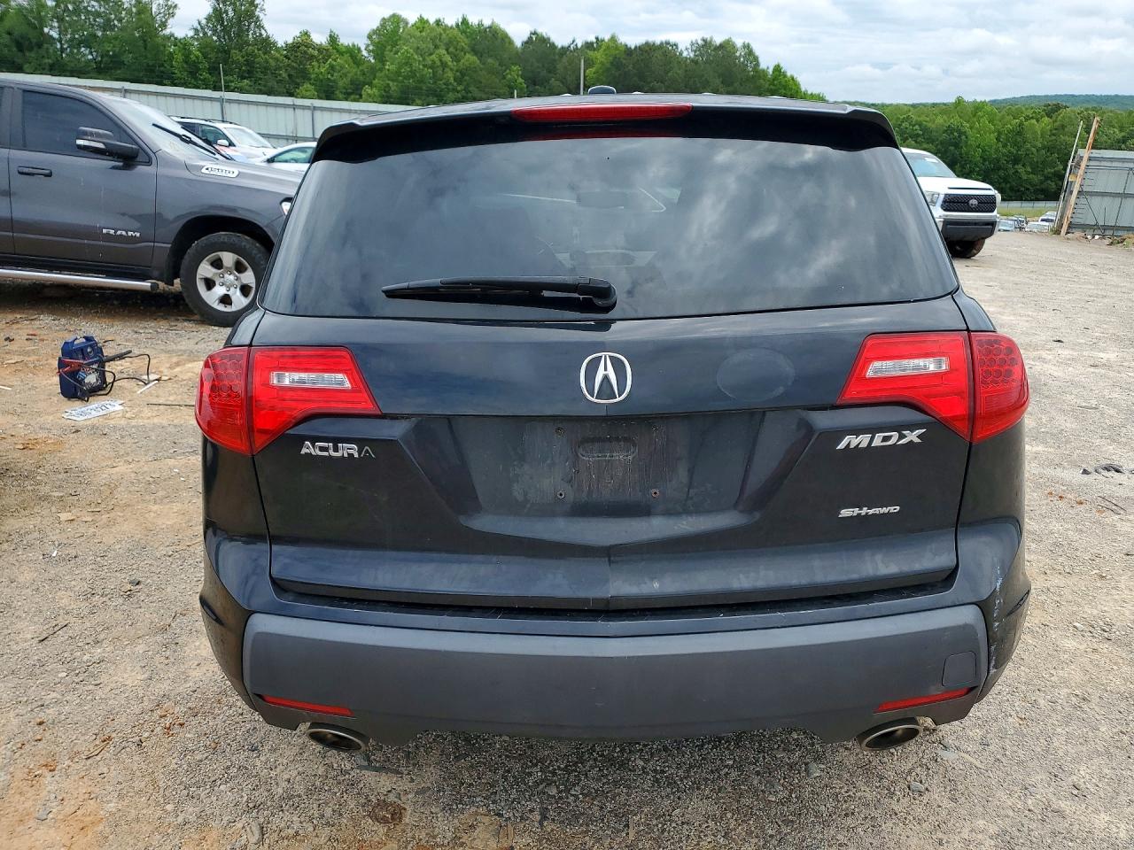 2008 Acura Mdx Черный vin: 2HNYD28208H506048
