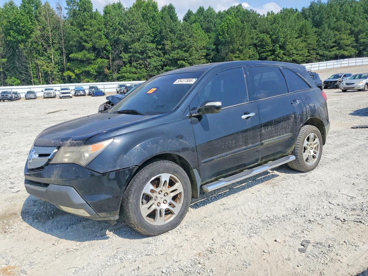 2008 Acura Mdx Black vin: 2HNYD28208H533038