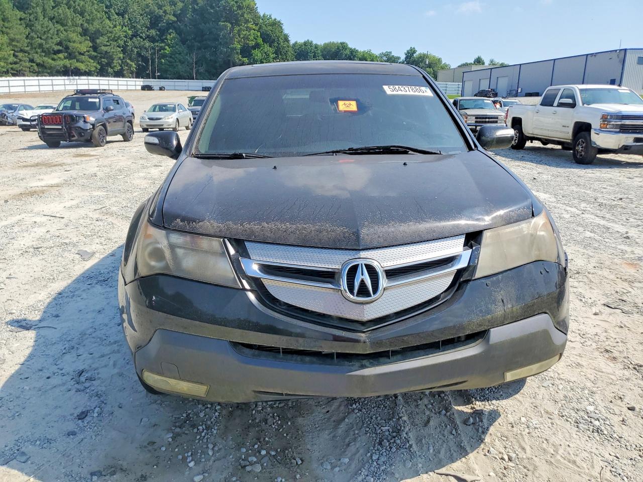 2008 Acura Mdx Черный vin: 2HNYD28208H533038