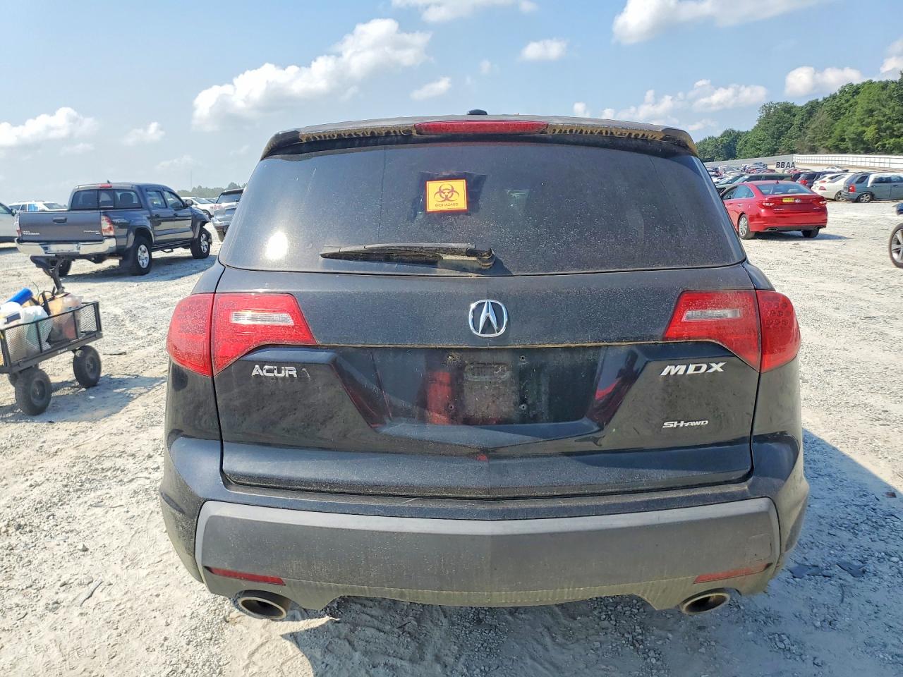 2008 Acura Mdx Черный vin: 2HNYD28208H533038