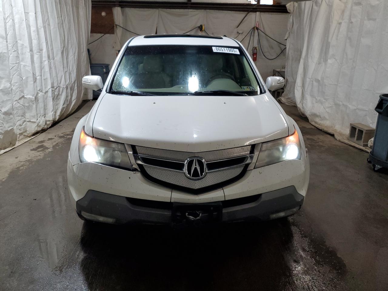 2008 Acura Mdx Белый vin: 2HNYD28208H550552