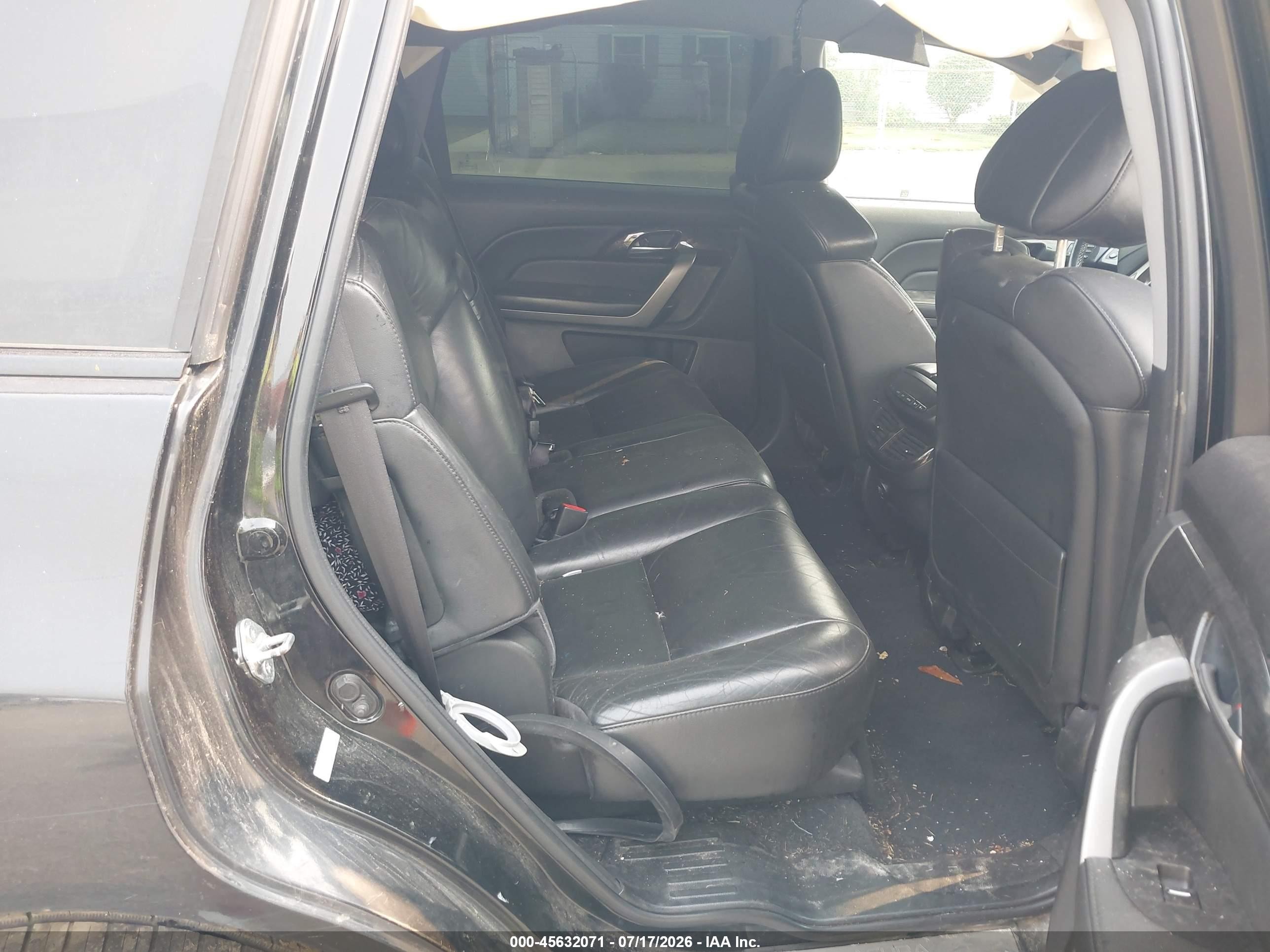 2008 Acura Mdx   Black vin: 2HNYD28208H557100