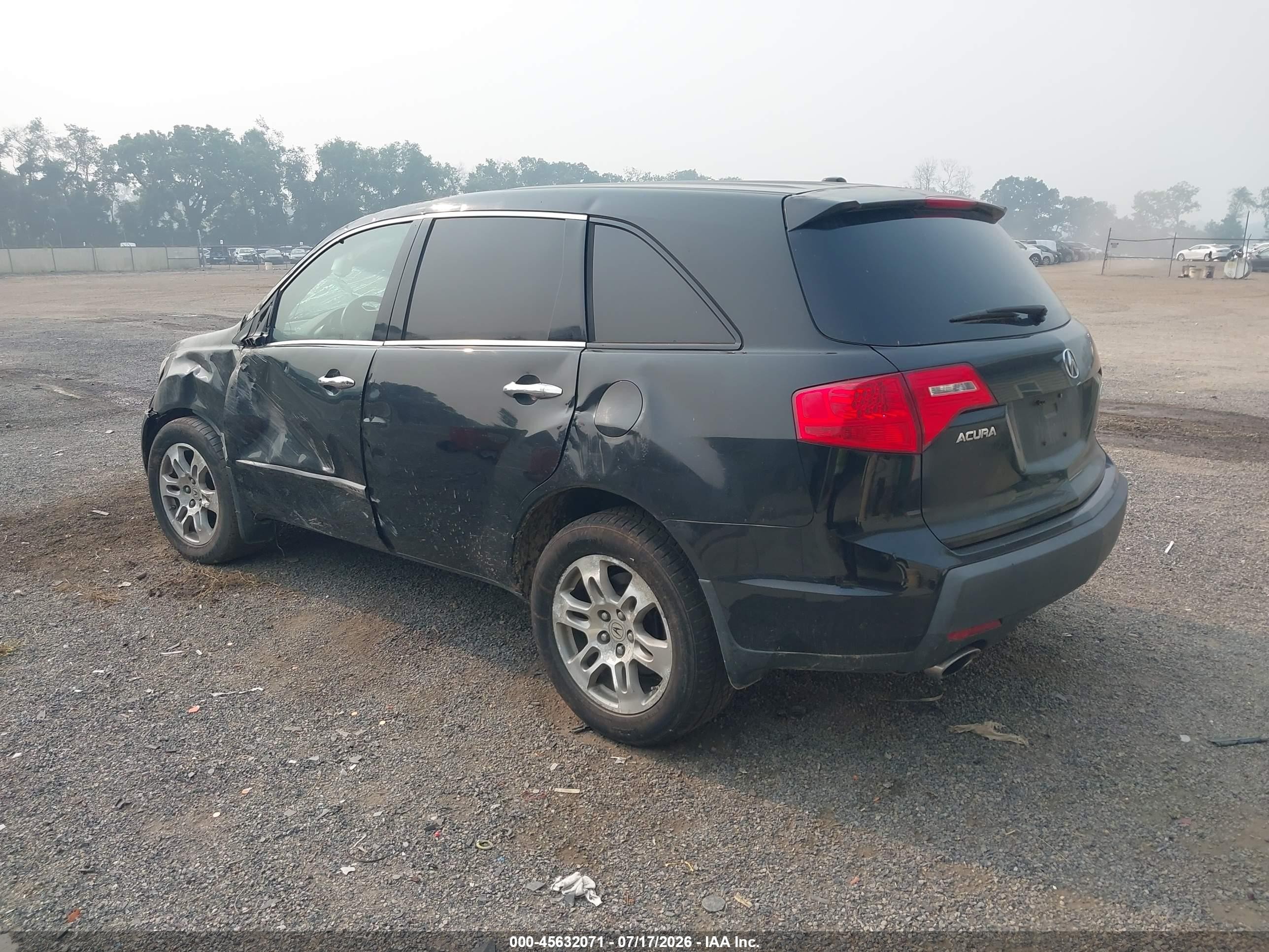 2008 Acura Mdx   Black vin: 2HNYD28208H557100