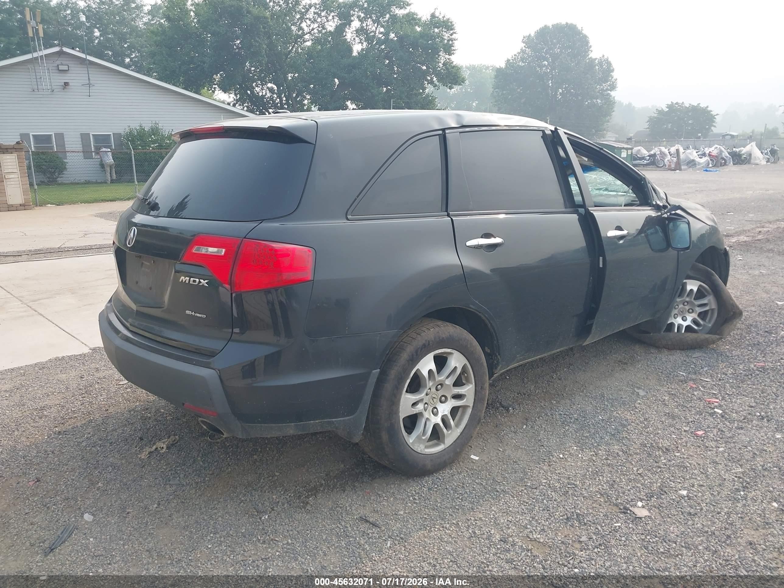 2008 Acura Mdx   Black vin: 2HNYD28208H557100