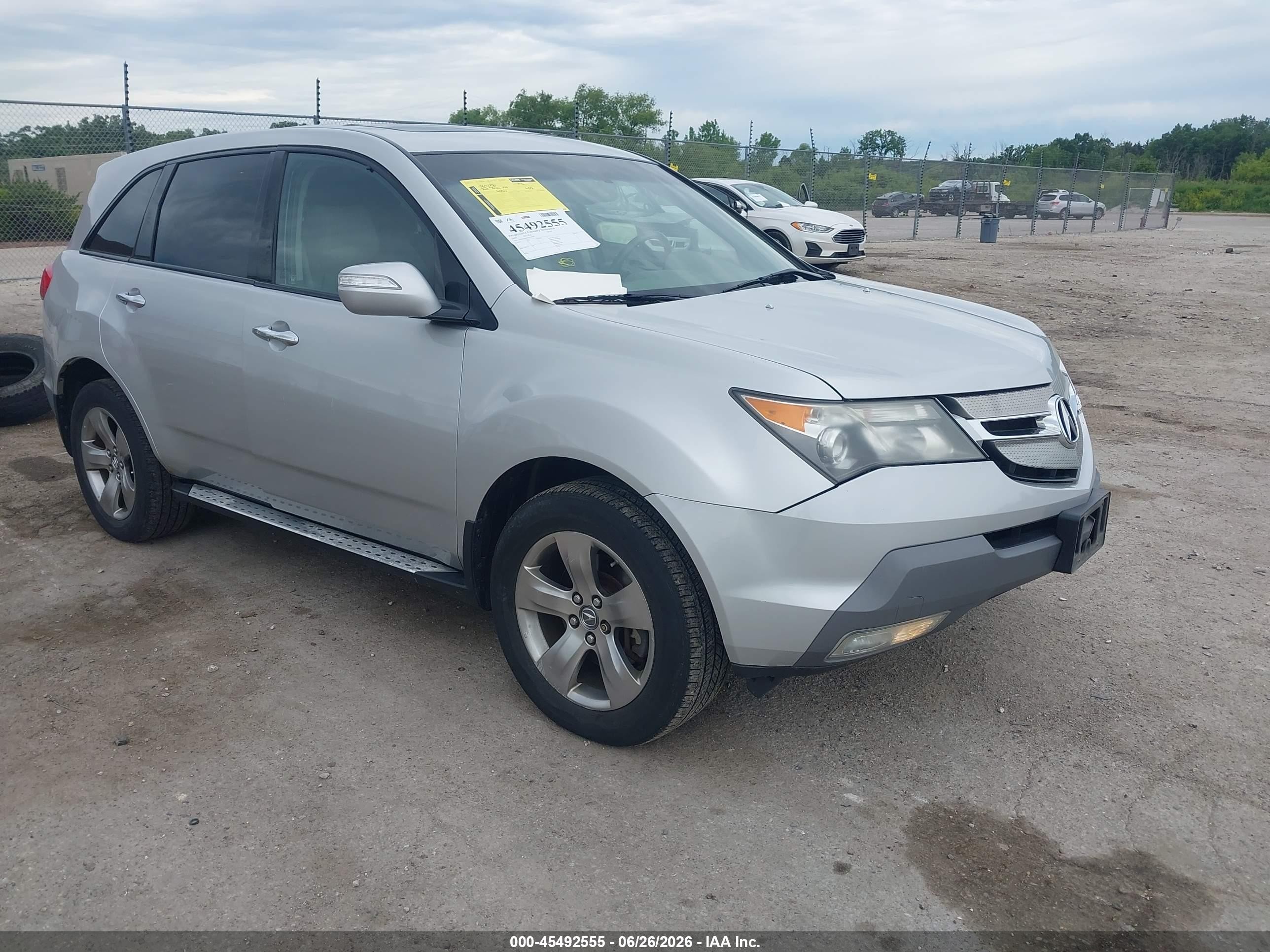 2009 Acura Mdx   Silver vin: 2HNYD28209H529699