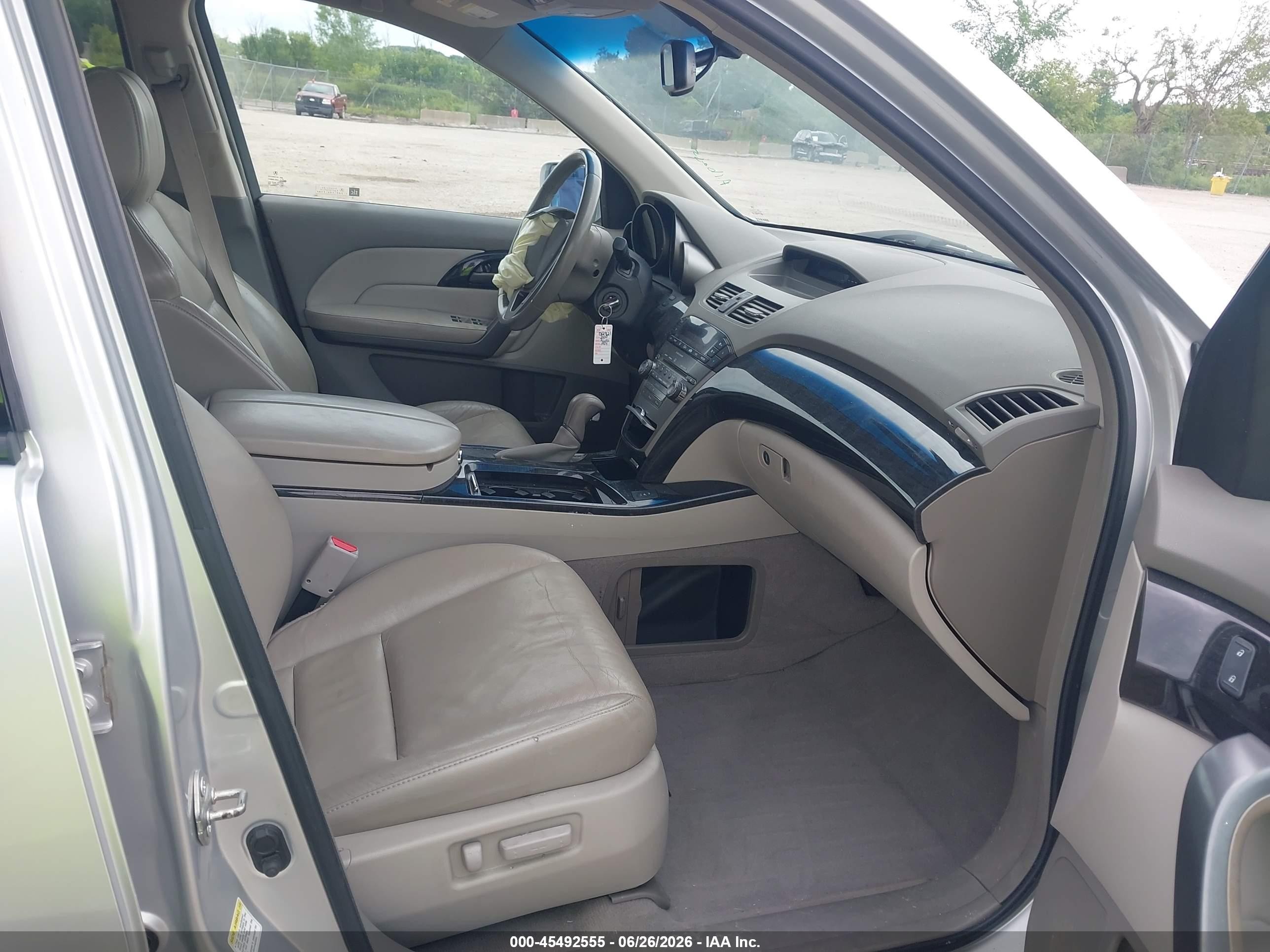 2009 Acura Mdx Silver vin: 2HNYD28209H529699