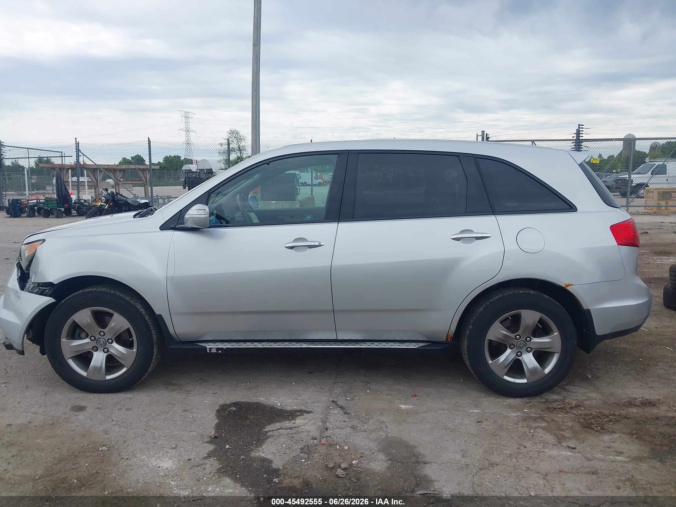 2009 Acura Mdx Silver vin: 2HNYD28209H529699