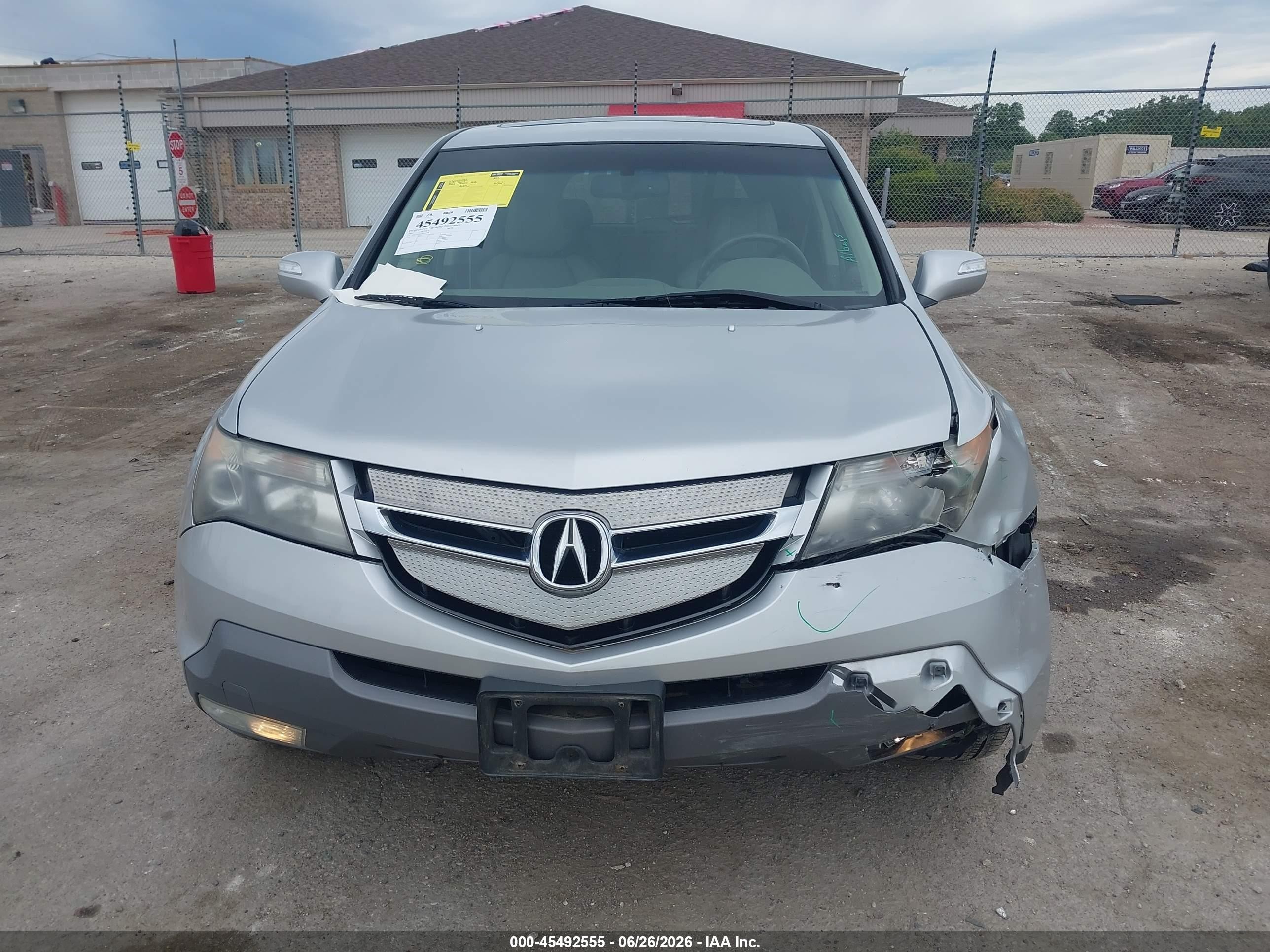 2009 Acura Mdx Silver vin: 2HNYD28209H529699