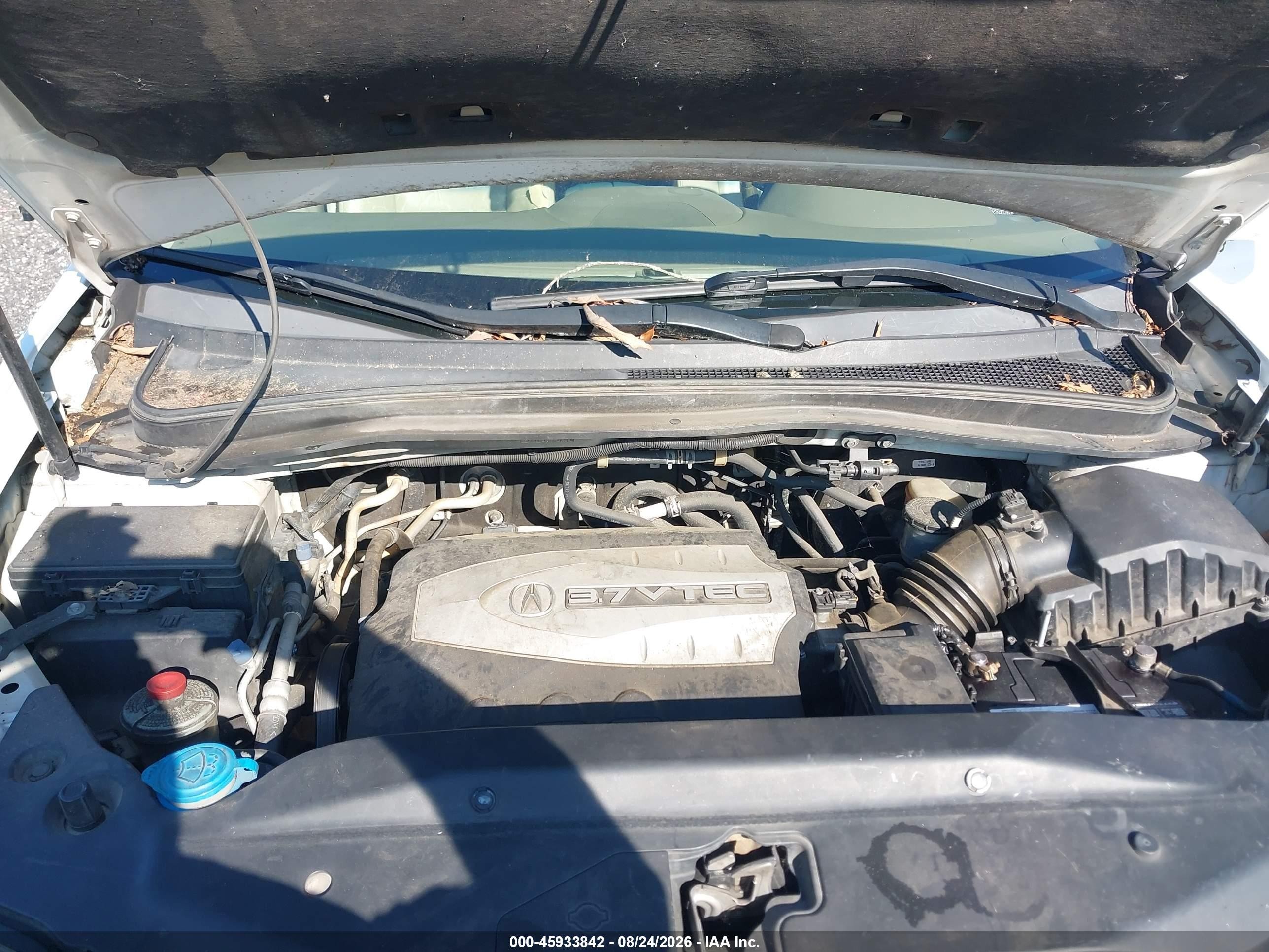 2007 Acura Mdx   White vin: 2HNYD28217H501939