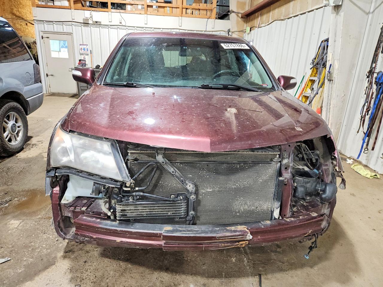 2007 Acura Mdx Maroon vin: 2HNYD28217H511631