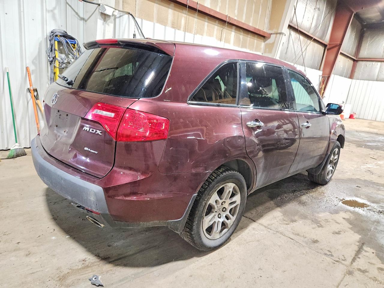 2007 Acura Mdx Maroon vin: 2HNYD28217H511631