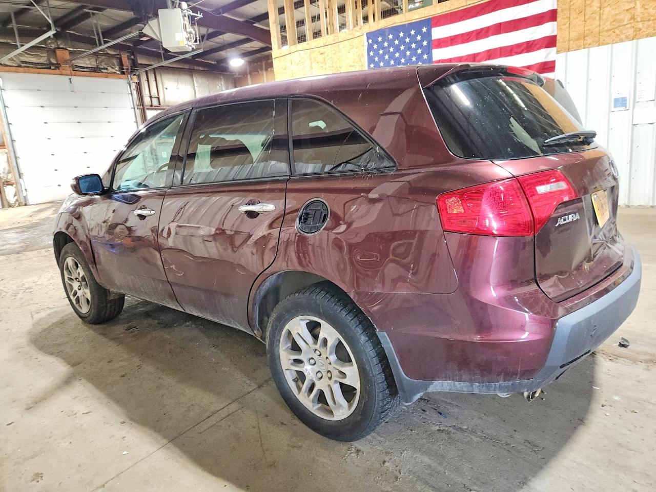 2007 Acura Mdx Maroon vin: 2HNYD28217H511631