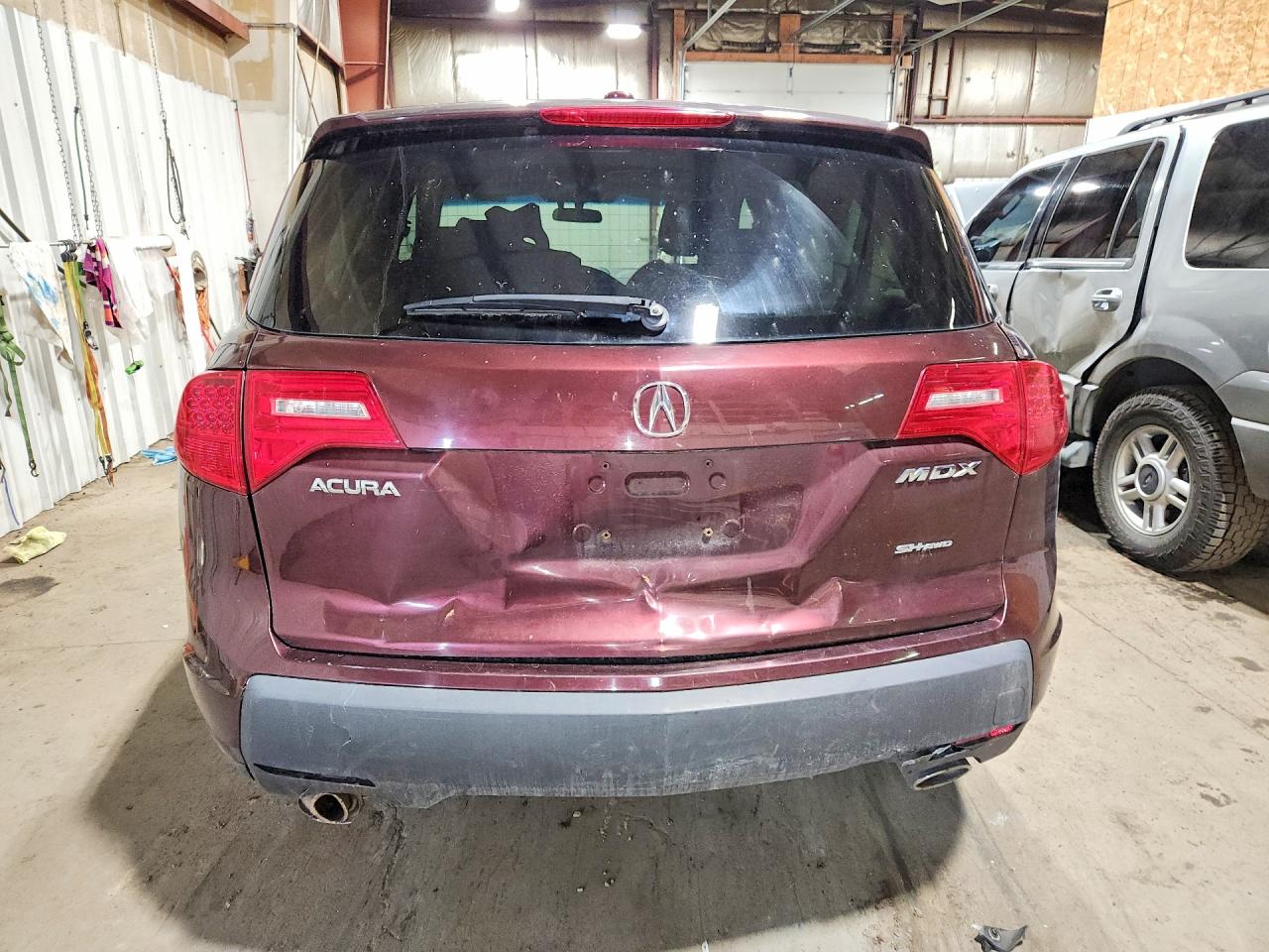 2007 Acura Mdx Maroon vin: 2HNYD28217H511631